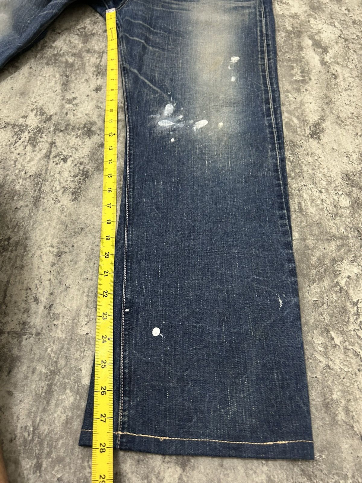 Lee Vintage Lee Riders X Okuda Japan Mud Wash Selvedge Jeans Size US 32 / EU 48 - 22 Thumbnail