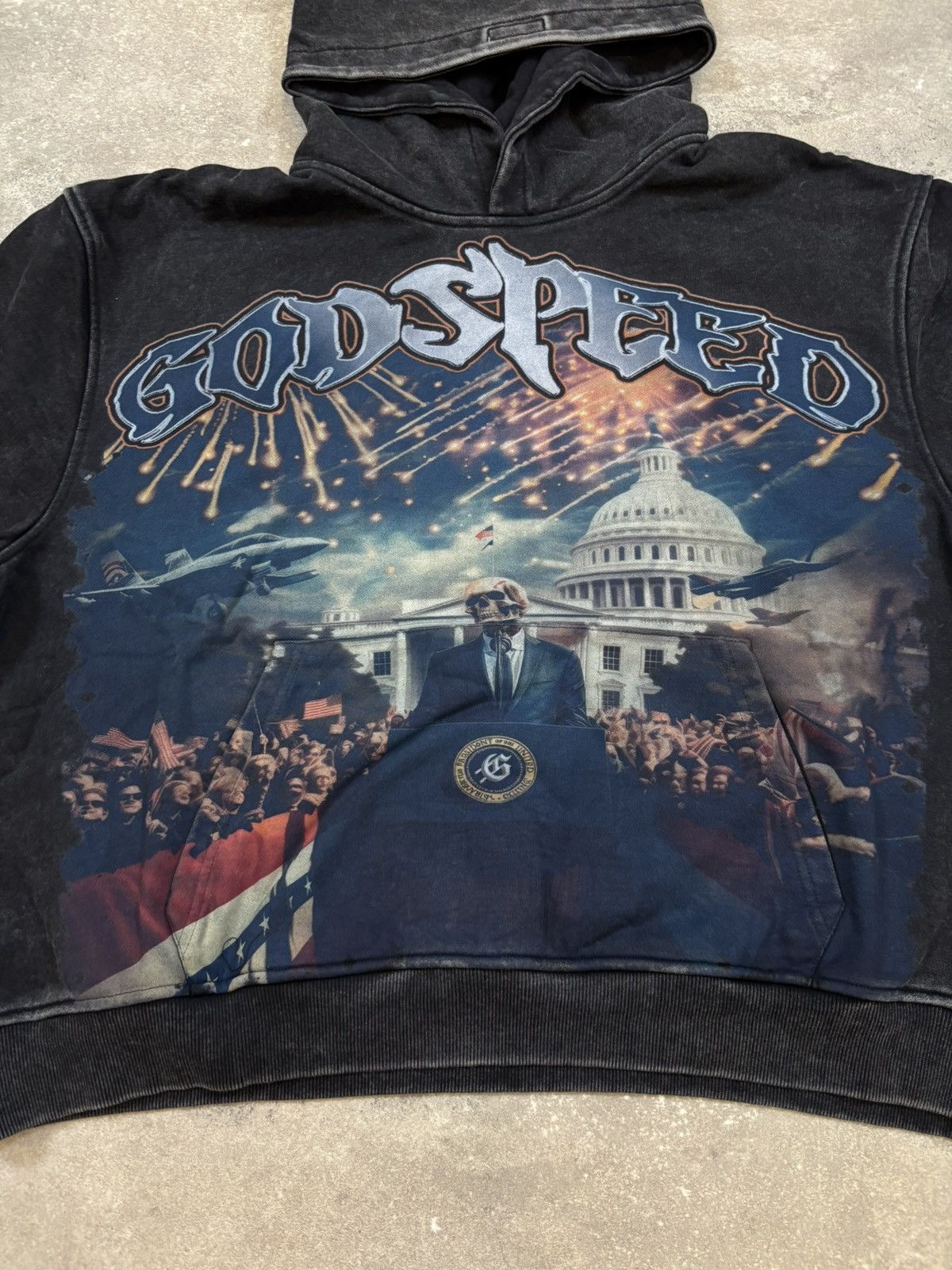 Godspeed Godspeed R.O.R. Hoodie, Washed Black Size US M / EU 48-50 / 2 - 3 Thumbnail