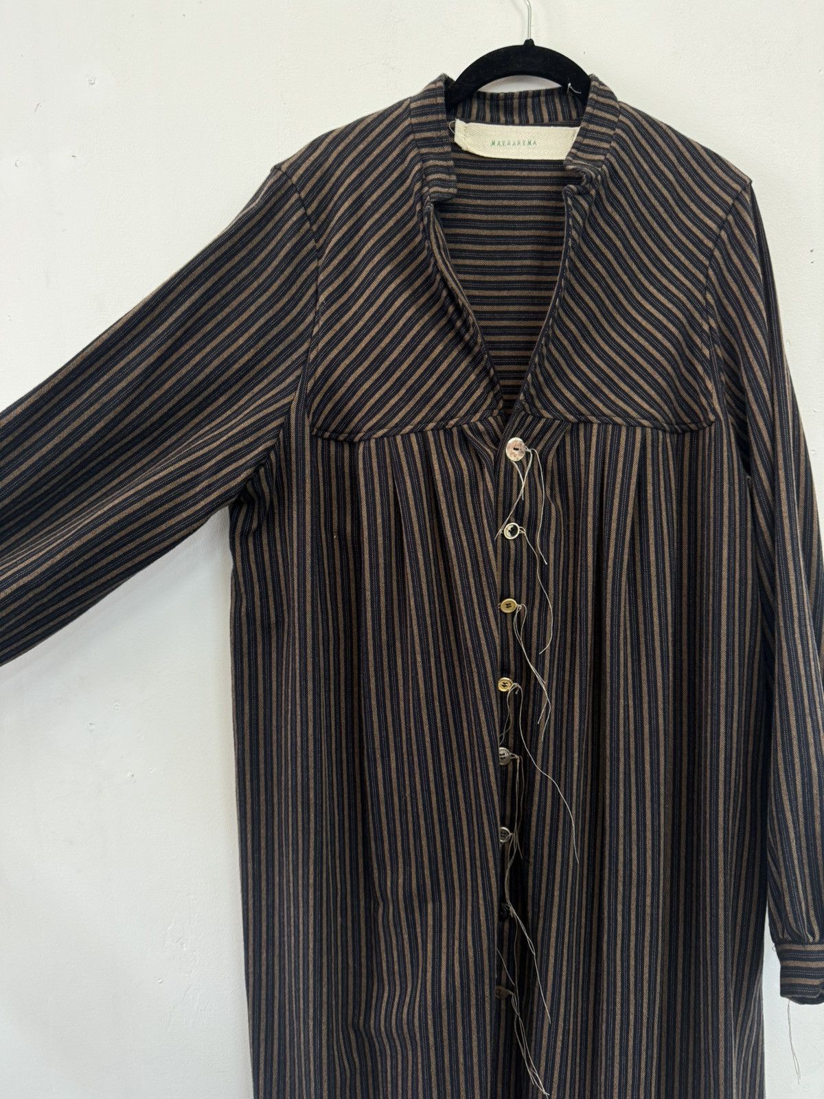 Mavranyma Striped maxi chemisier dress Size L / US 10 / IT 46 - 8 Thumbnail