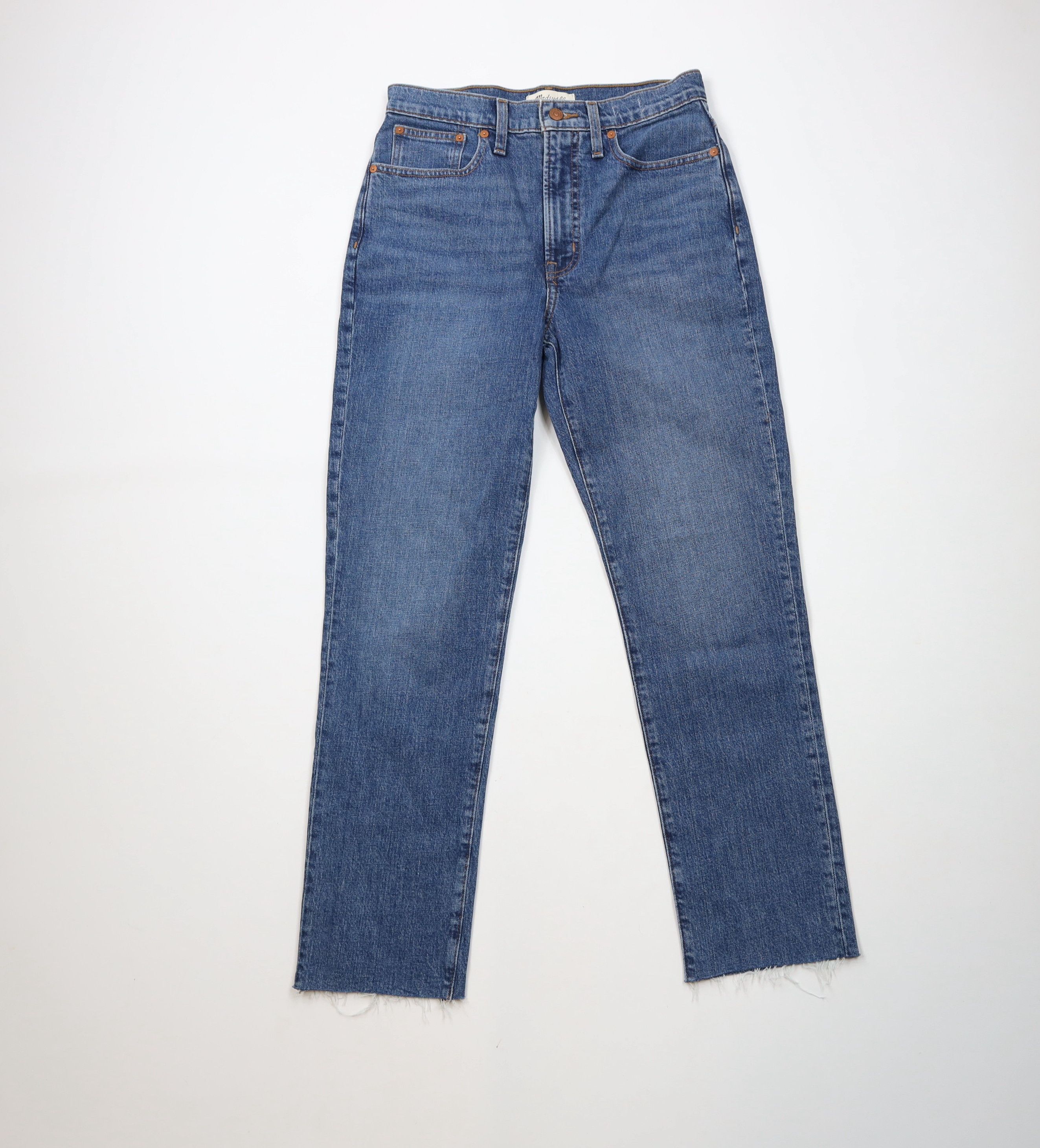 Madewell × Vintage Madewell 27 Tapered Leg Denim Trousers Jeans Blue Stretch Size 27" / US 4 / IT 40 - 1 Thumbnail