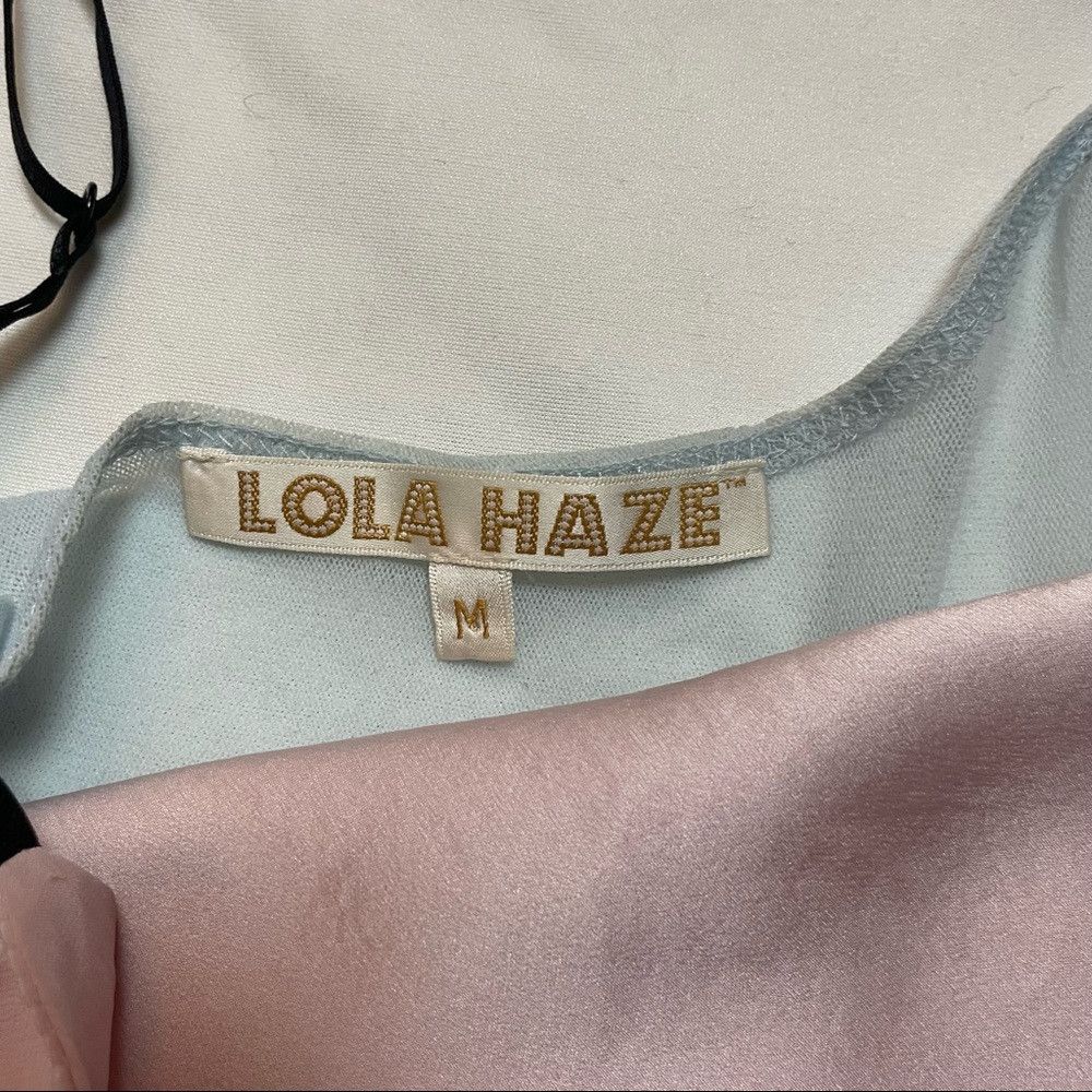 Other Lola Haze Baby Doll Tie-Dye Silk Chemise Cami Size M Size ONE SIZE - 7 Thumbnail