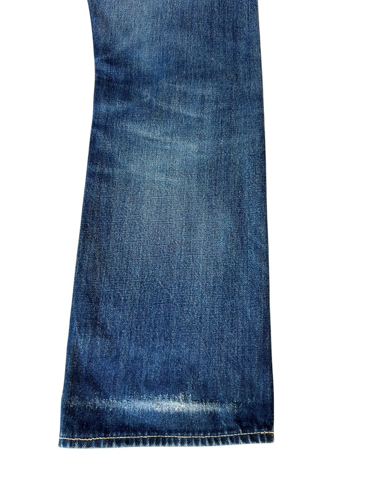 Levi's Vintage Clothing 2000s LVC Levi’s 501 XX Big E Distress Denim Selvedge Jeans Size US 30 / EU 46 - 22 Thumbnail