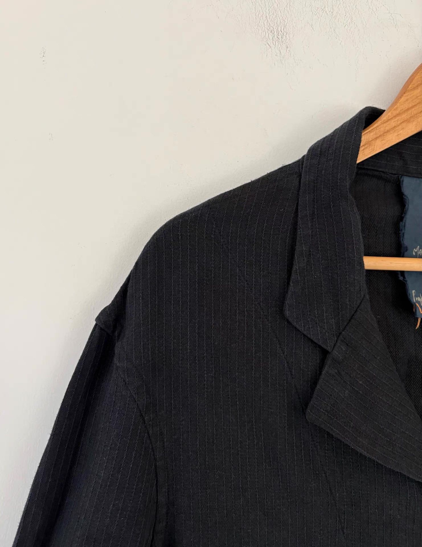 John Alexander Skelton John Alexander Skelton Charcoal Striped Coat Ｑ21 Size US L / EU 52-54 / 3 - 4 Thumbnail