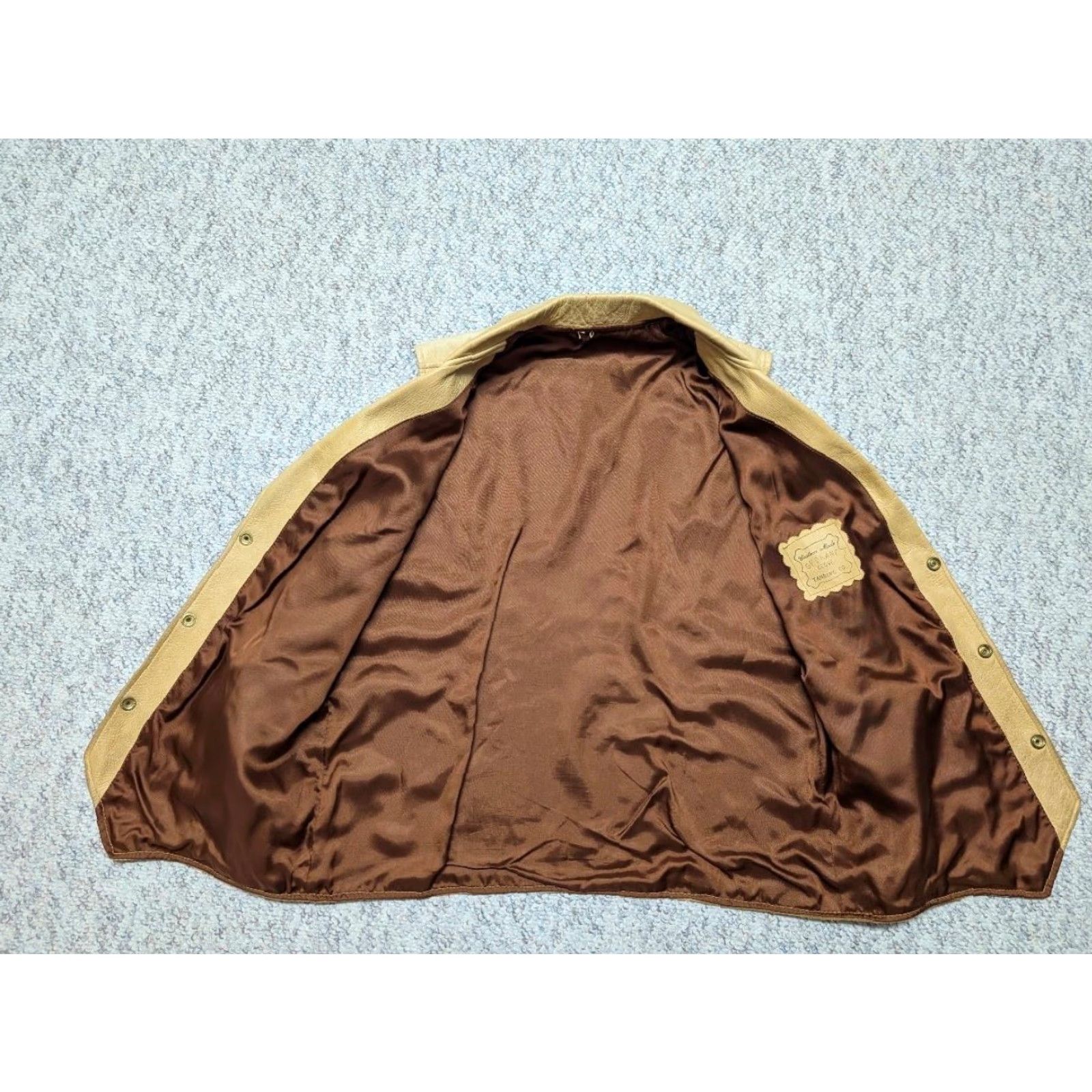 Vintage VINTAGE Spokeanw Glove Tanning Co leather vest Vest Men S Brown Lapel Cowboy Snap 38 deerskin Western vintage handcrafted deerskin vest 38 CUSTOM Size US S / EU 44-46 / 1 - 6 Thumbnail