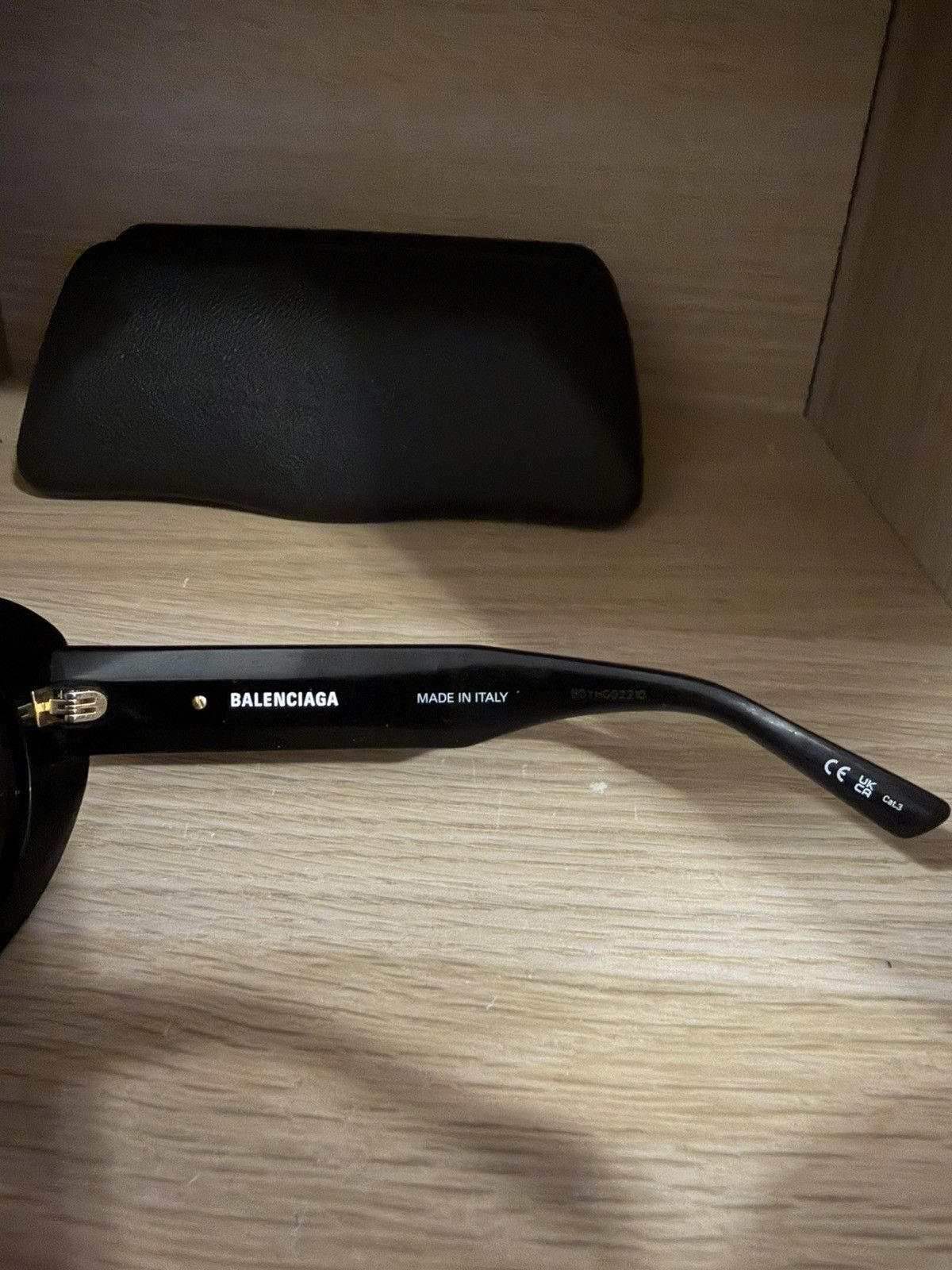 Balenciaga Balenciaga BBO235S 001 Sunglasses Black Size ONE SIZE - 8 Thumbnail