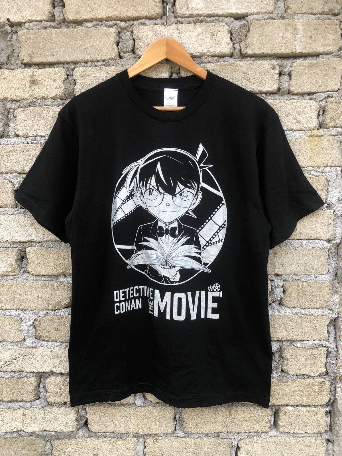Anime Vintage Y2K Anime Detective Conan The Movie Glitter Tshirts Size US L / EU 52-54 / 3 - 2 Thumbnail