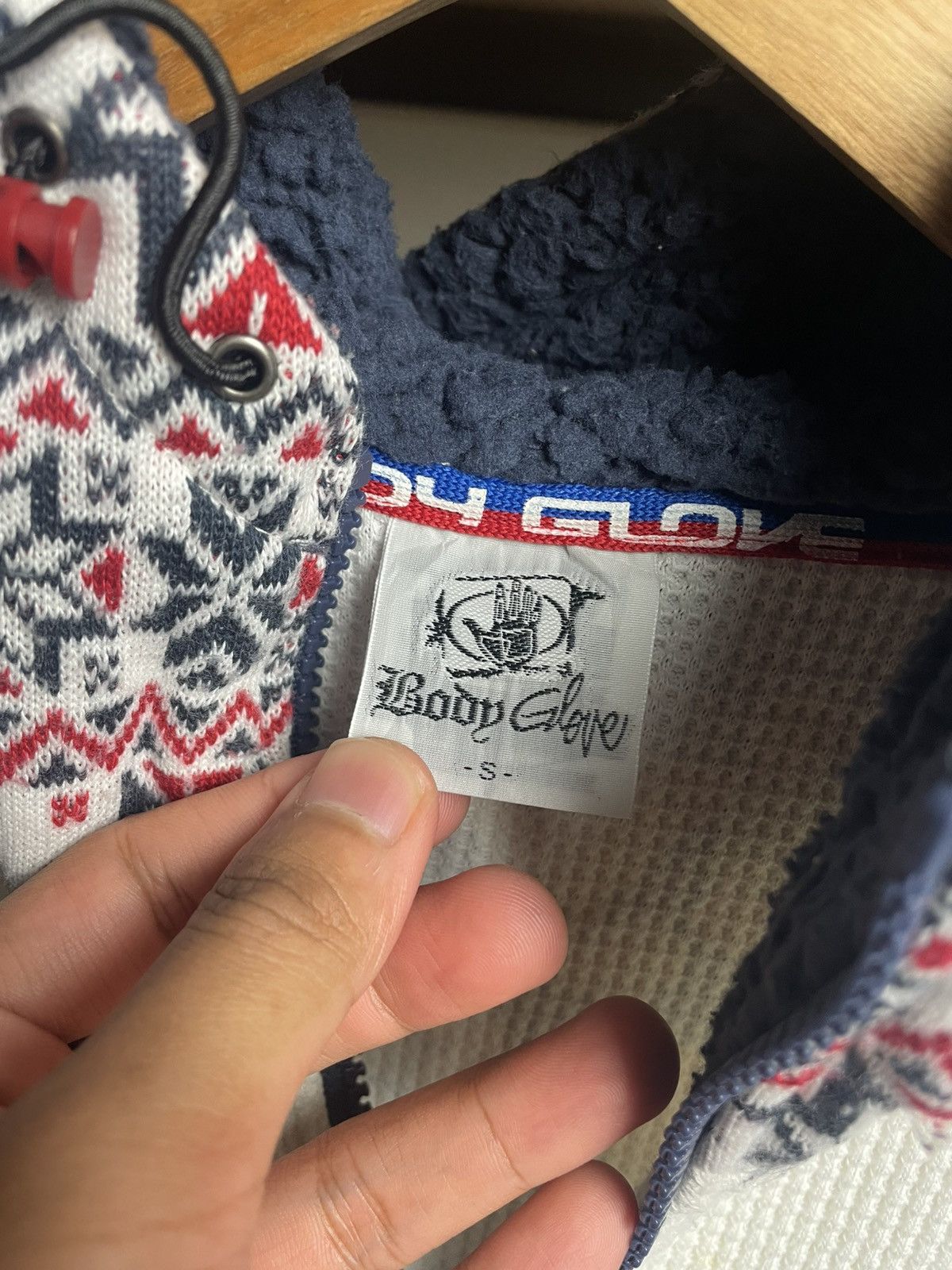 Body Glove 2011 Body Glove "Redondo Beach" waffle-knit zip-up hoodie Size US S / EU 44-46 / 1 - 7 Thumbnail