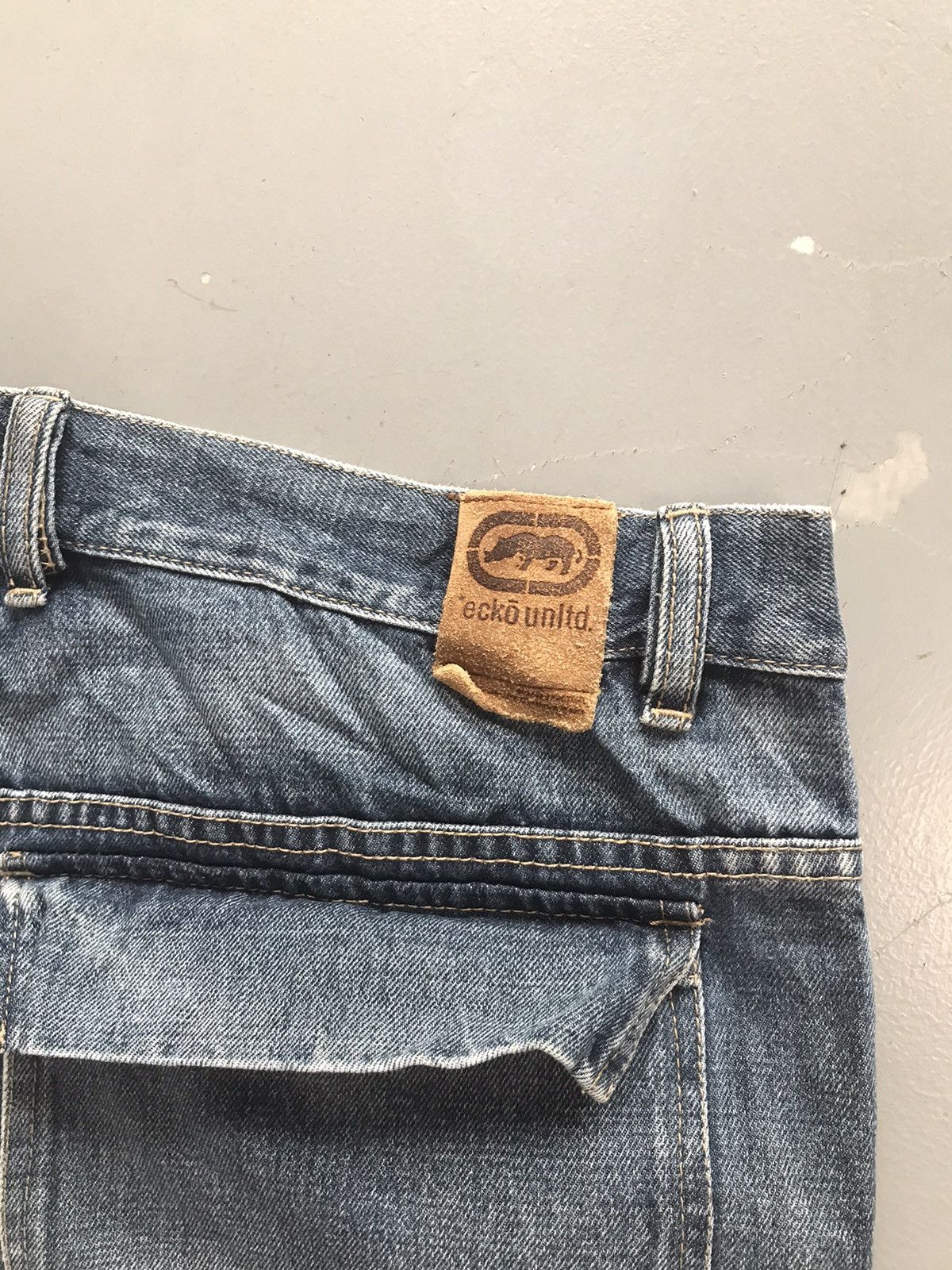 Ecko Unltd. × Southpole × Vintage Rare Vintage Ecko UNLTD big pocket baggy fit denim Size US 41 - 12 Thumbnail