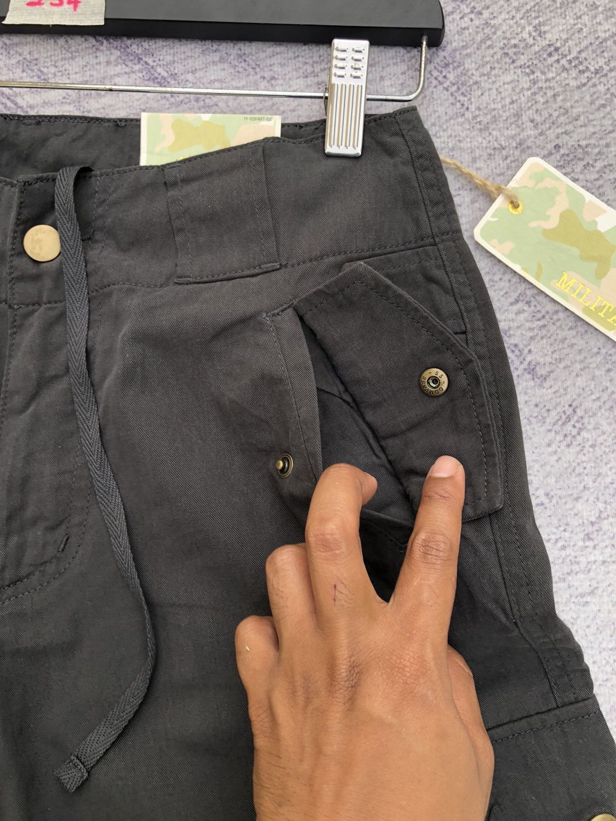 Other Black Cargo Pants Multipocket Tactical Soft Fabric Size US 27 - 8 Thumbnail