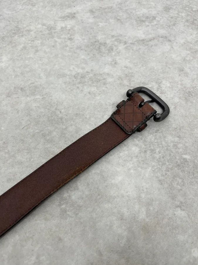 Bottega Veneta Bottega Veneta Brown Woven Leather Belt Size ONE SIZE - 8 Thumbnail