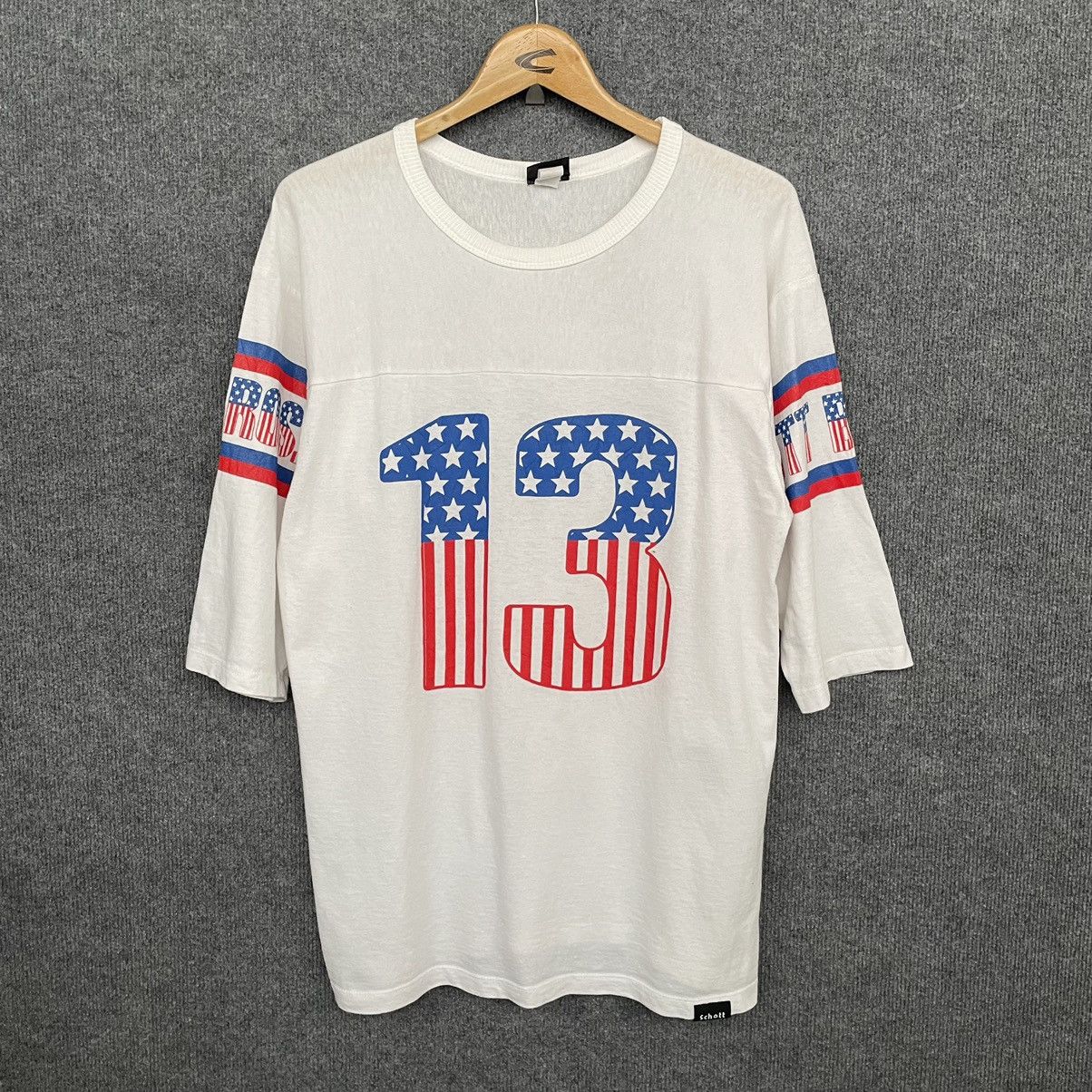Schott × Vintage Vintage Schott 3 QR T Shirt Size US M / EU 48-50 / 2 - 1 Thumbnail