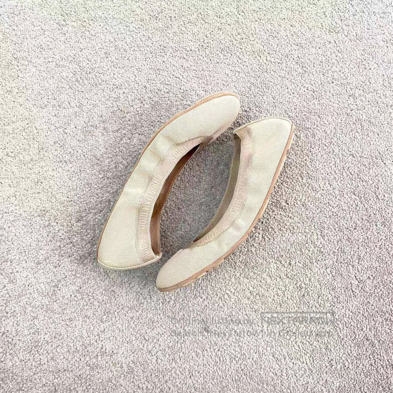 Dior Dior Embroidered logo ballet shoes| Size US 4.5 / IT 34.5 - 4 Thumbnail