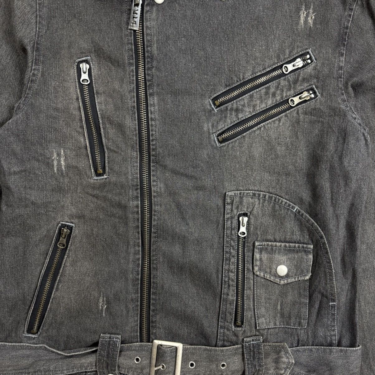 Ekam Archive In The Attic - Multizips Rider Denim Jacket Size US M / EU 48-50 / 2 - 6 Thumbnail