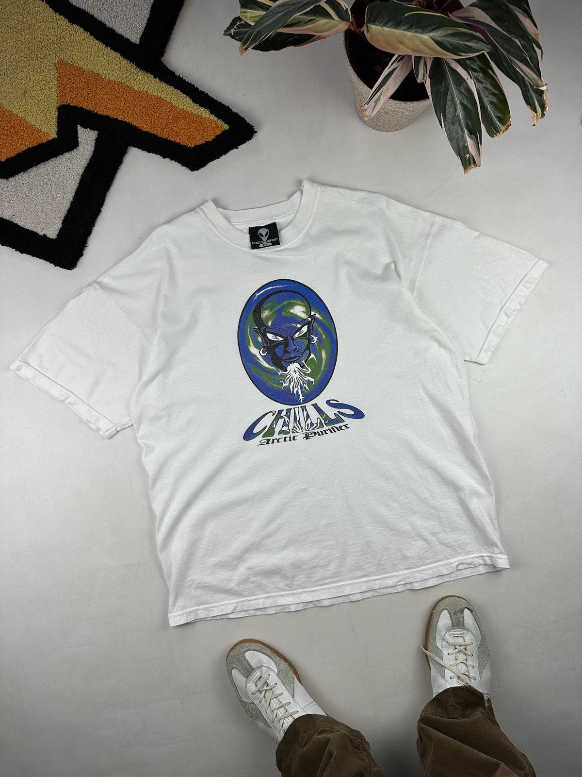 Vintage Rare Vintage 1993 Chills wear by heartland tee acid trance Size US XL / EU 56 / 4 - 4 Thumbnail