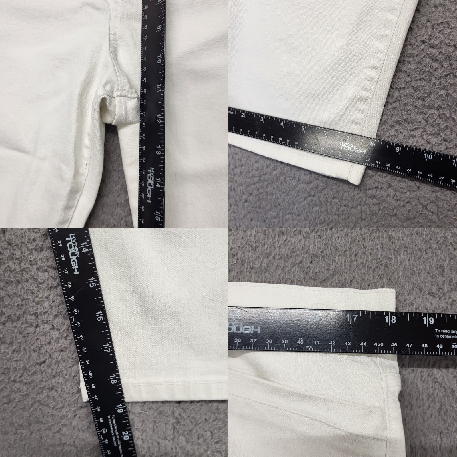 NYDJ VINTAGE? No — NYDJ Capris Jeans Women 16P Denim Chloe Bling Outline White 5-Pocket Stretch Regular NYDJ Chloe USA Preppy City 16P Womens Capris Jeans Size 38" / US 16 / IT 52 - 8 Thumbnail
