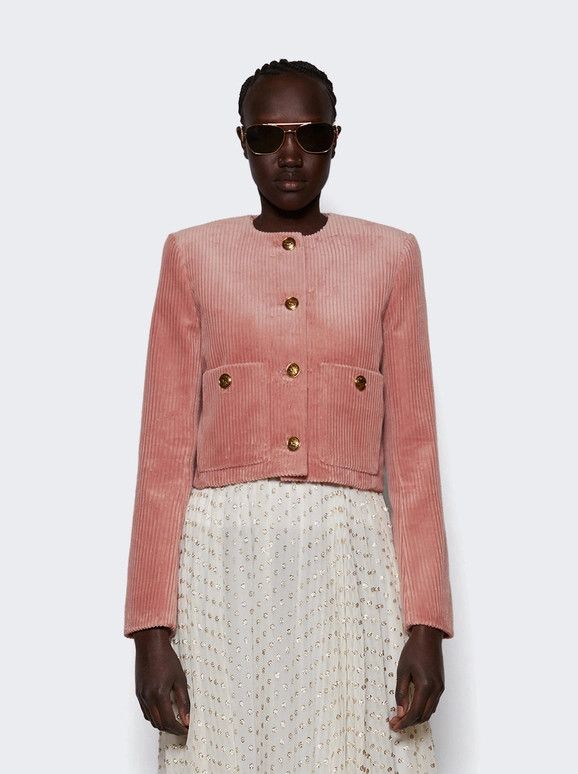 Chloe o1loc1c10226 Jacket in Wilde Pink Size L / US 10 / IT 46 - 2 Thumbnail