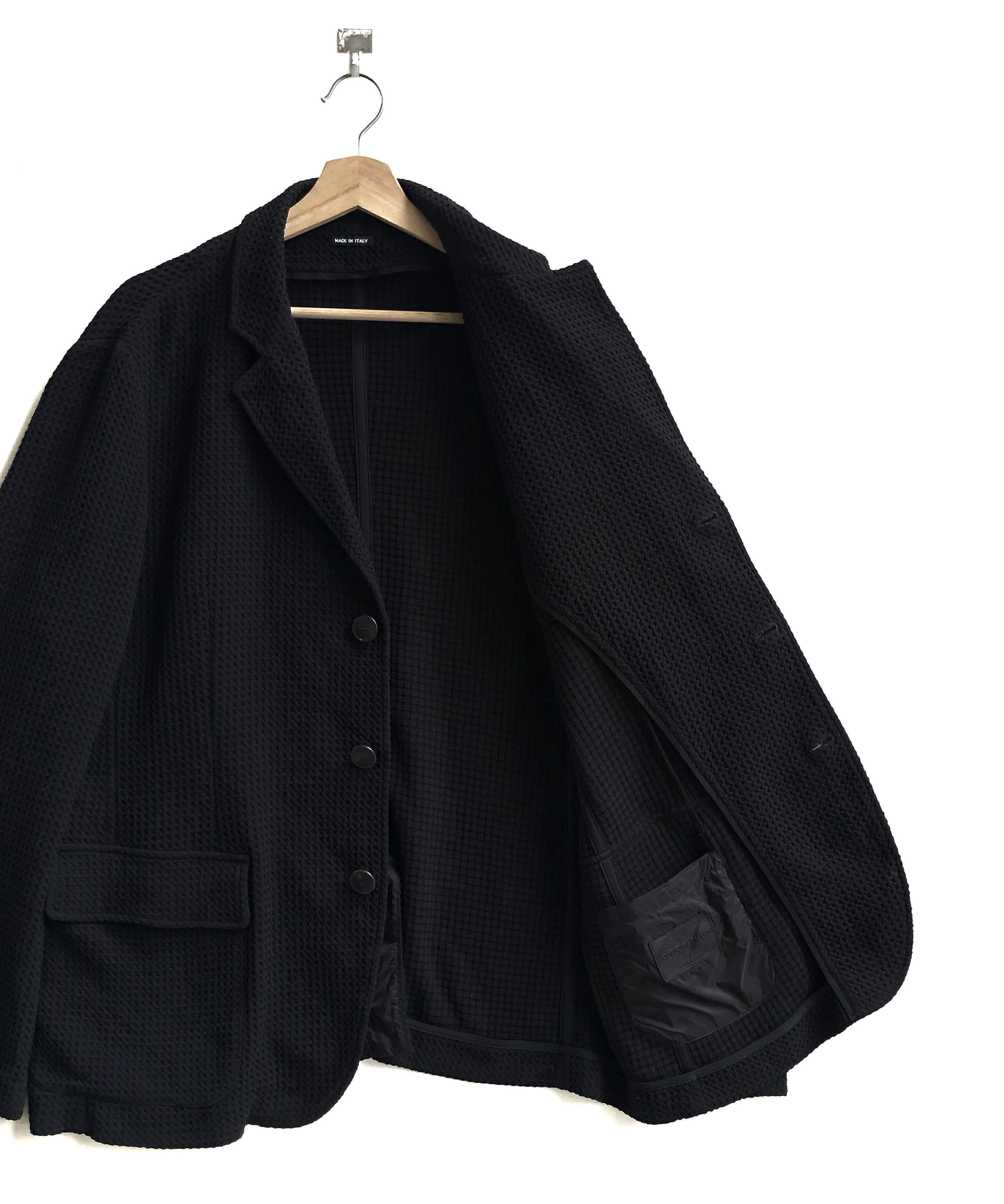 Giorgio Armani A/W2012 KNIT TEXTURED LUXE COAT Size US L / EU 52-54 / 3 - 4 Thumbnail
