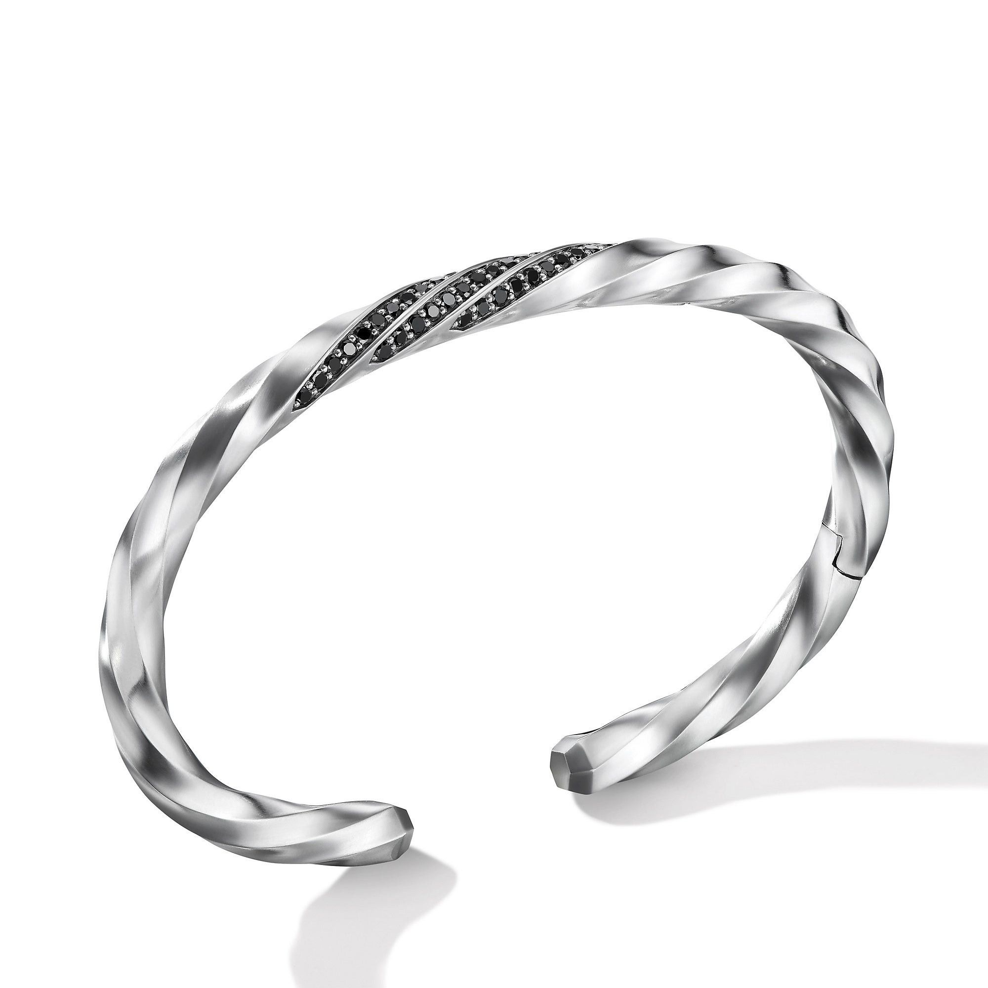 David Yurman o1w1db10526 B25585M /Size:L/Edge Cuff Bracelet in Silver Size ONE SIZE - 2 Thumbnail