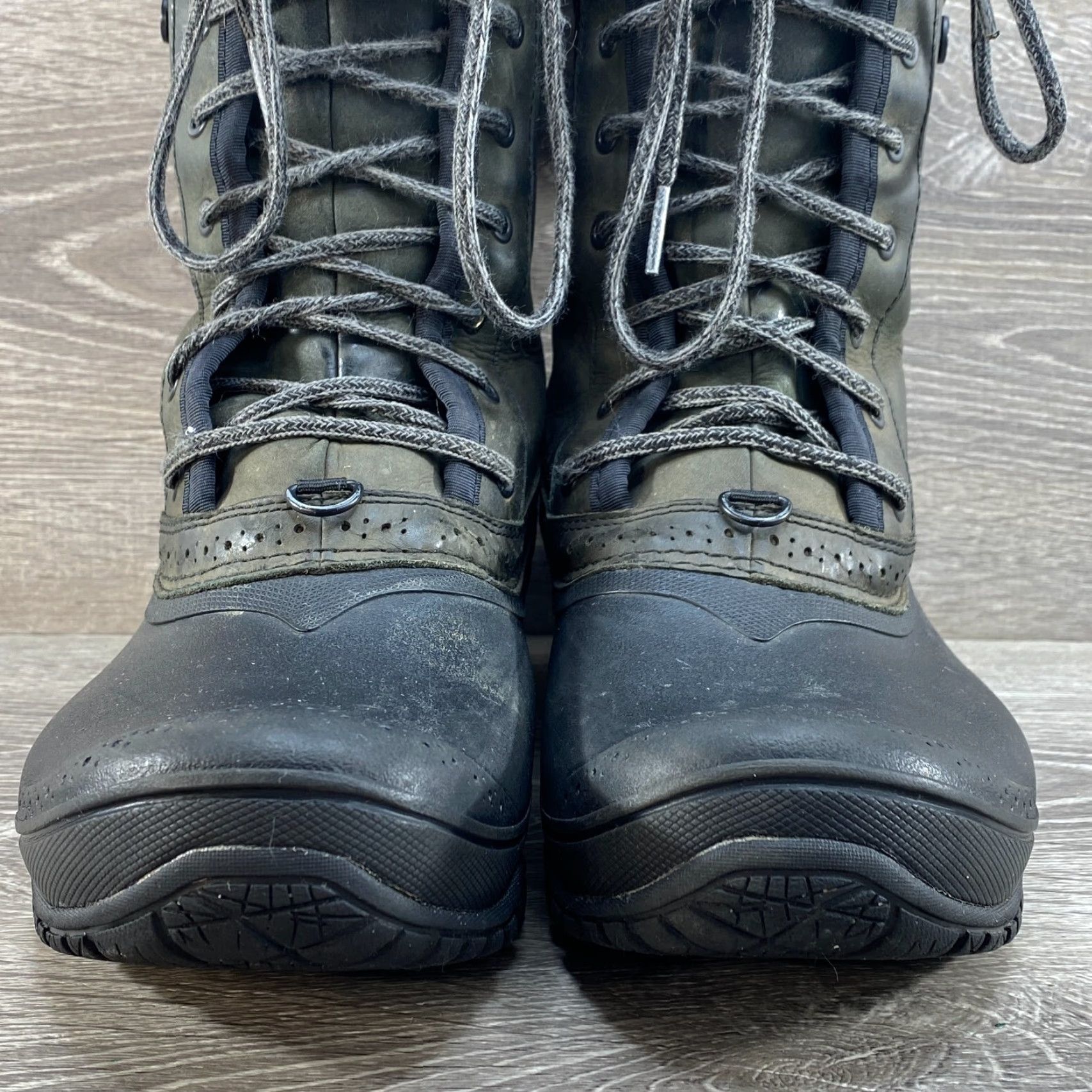 The North Face NORTH FACE Shellista II Waterproof Mid Boots Faux Fur 8.5 Black Leather Rubber Women Size US 7 / IT 37 - 4 Thumbnail