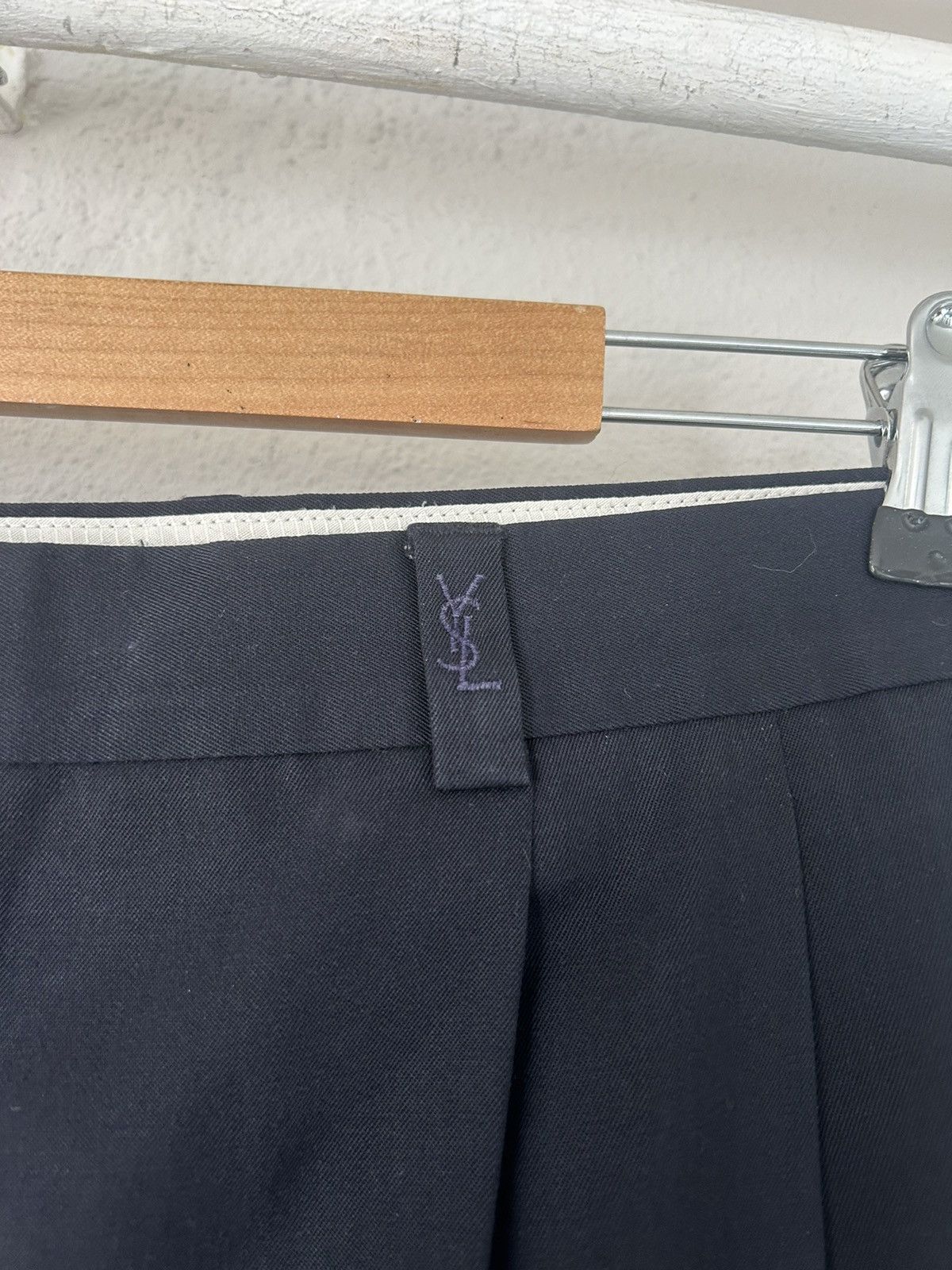 Yves Saint Laurent YSL Logo Pants Size US 38 / EU 54 - 2 Thumbnail