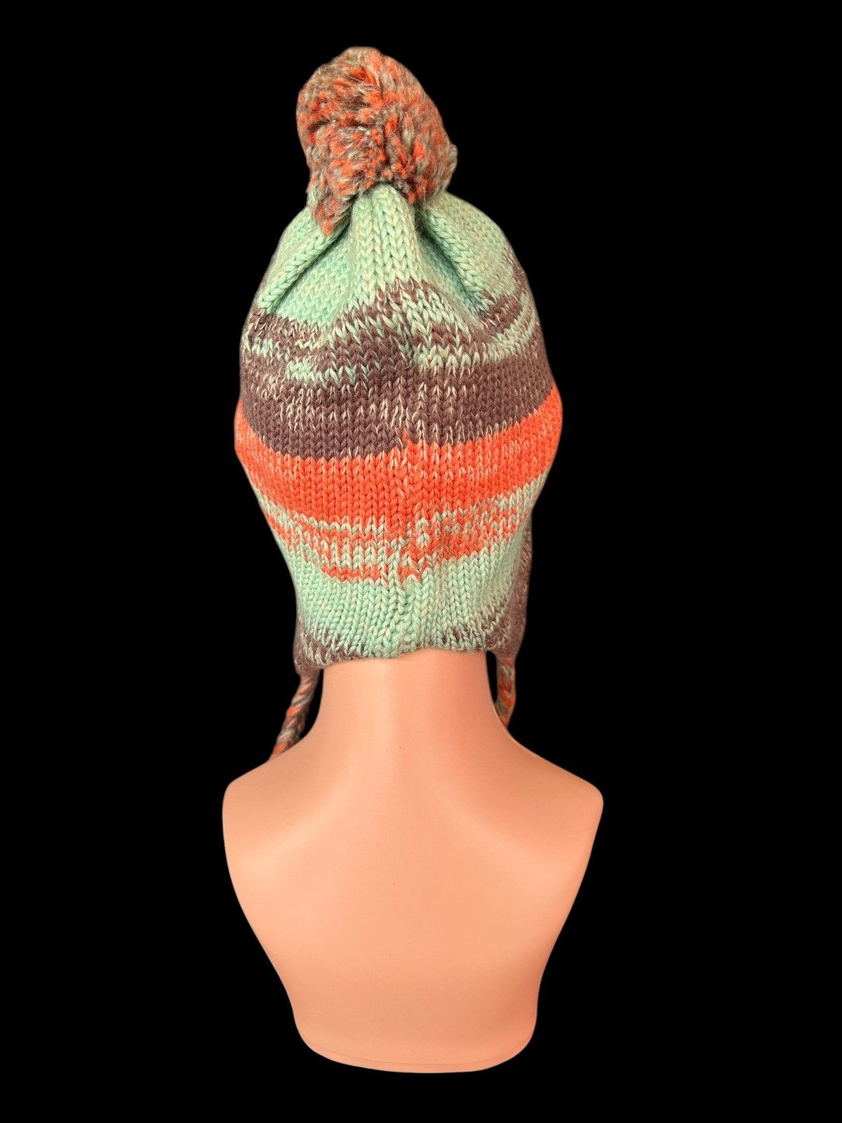 Kapital Vintage Roxy Stripe Knitted Beanie Hats Size ONE SIZE - 4 Thumbnail
