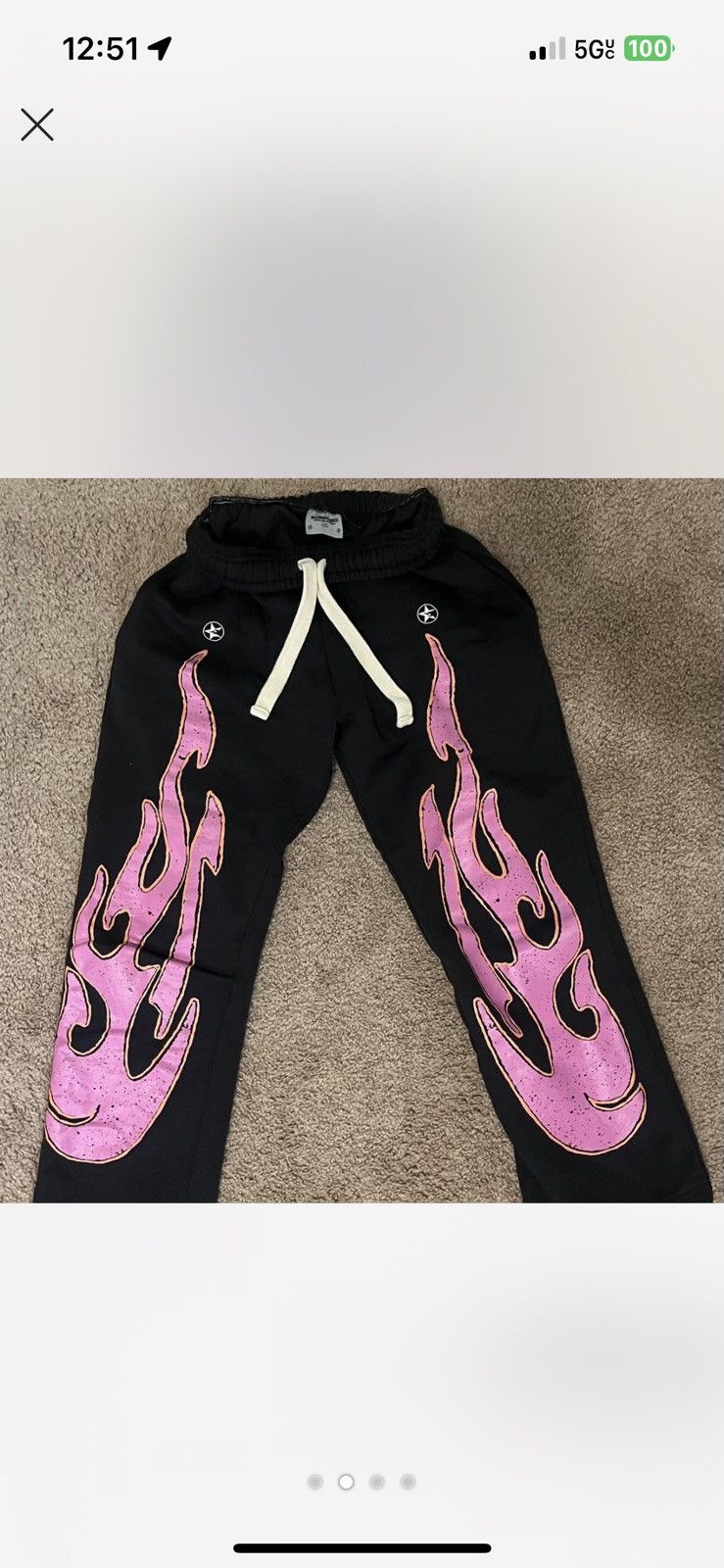 Other Black and pink Joggers (fit like a s/m) Size 26" / US 2 / IT 38 - 2 Thumbnail