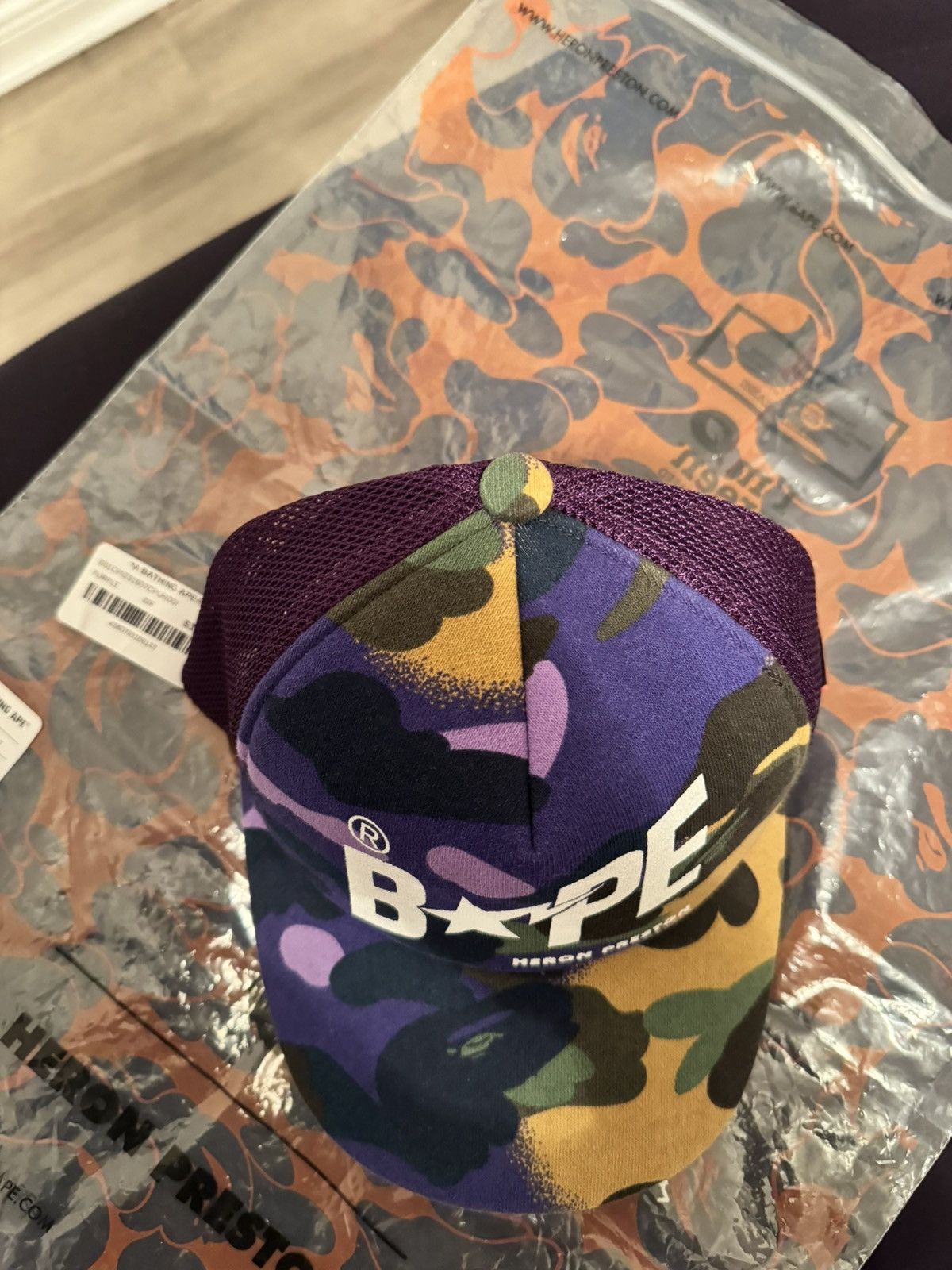 Bape × Heron Preston Bape Heron Preston hat Size ONE SIZE - 3 Thumbnail