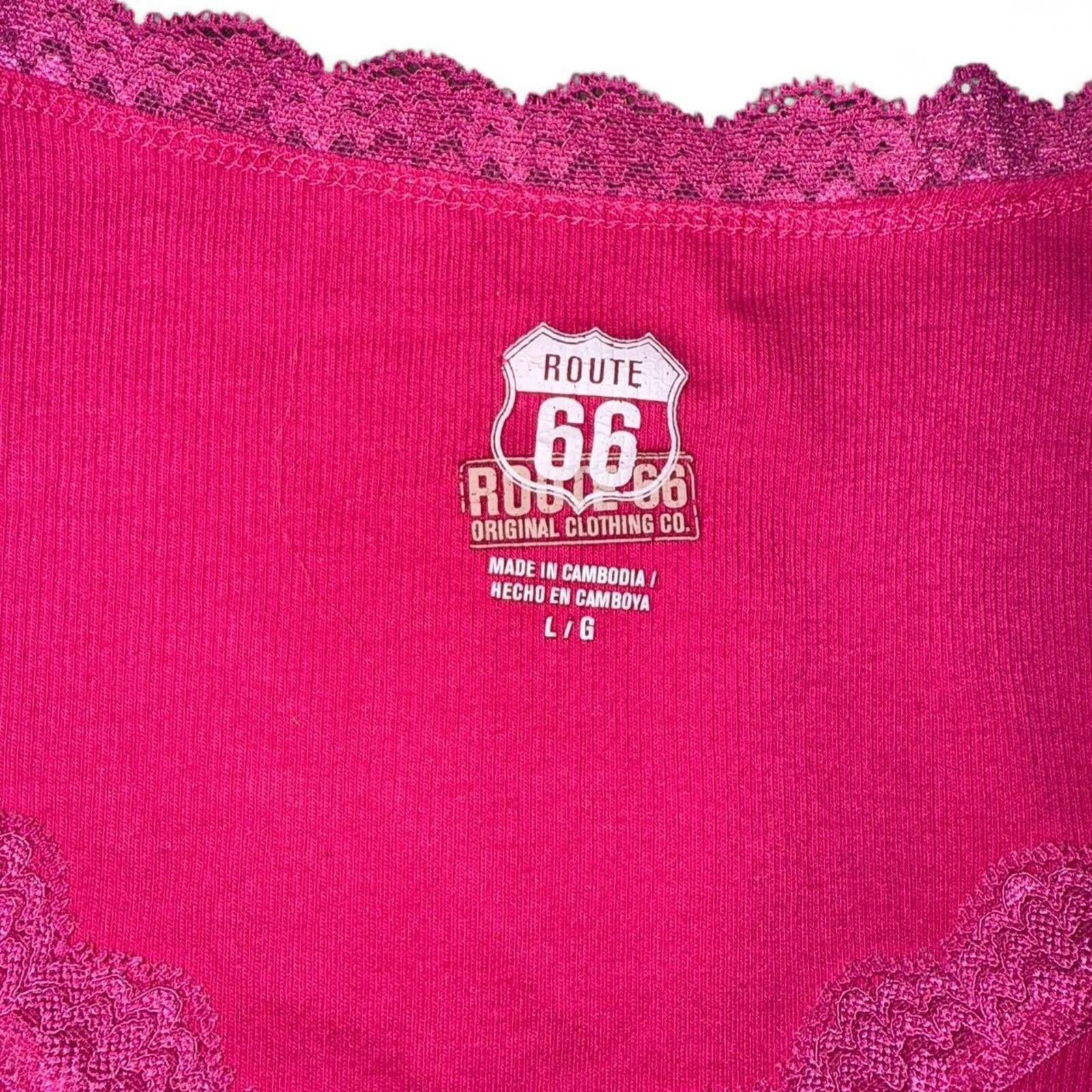 Route 66 Route 66 Women's Pink Vests-tanks-cami Size L / US 10 / IT 46 - 3 Thumbnail