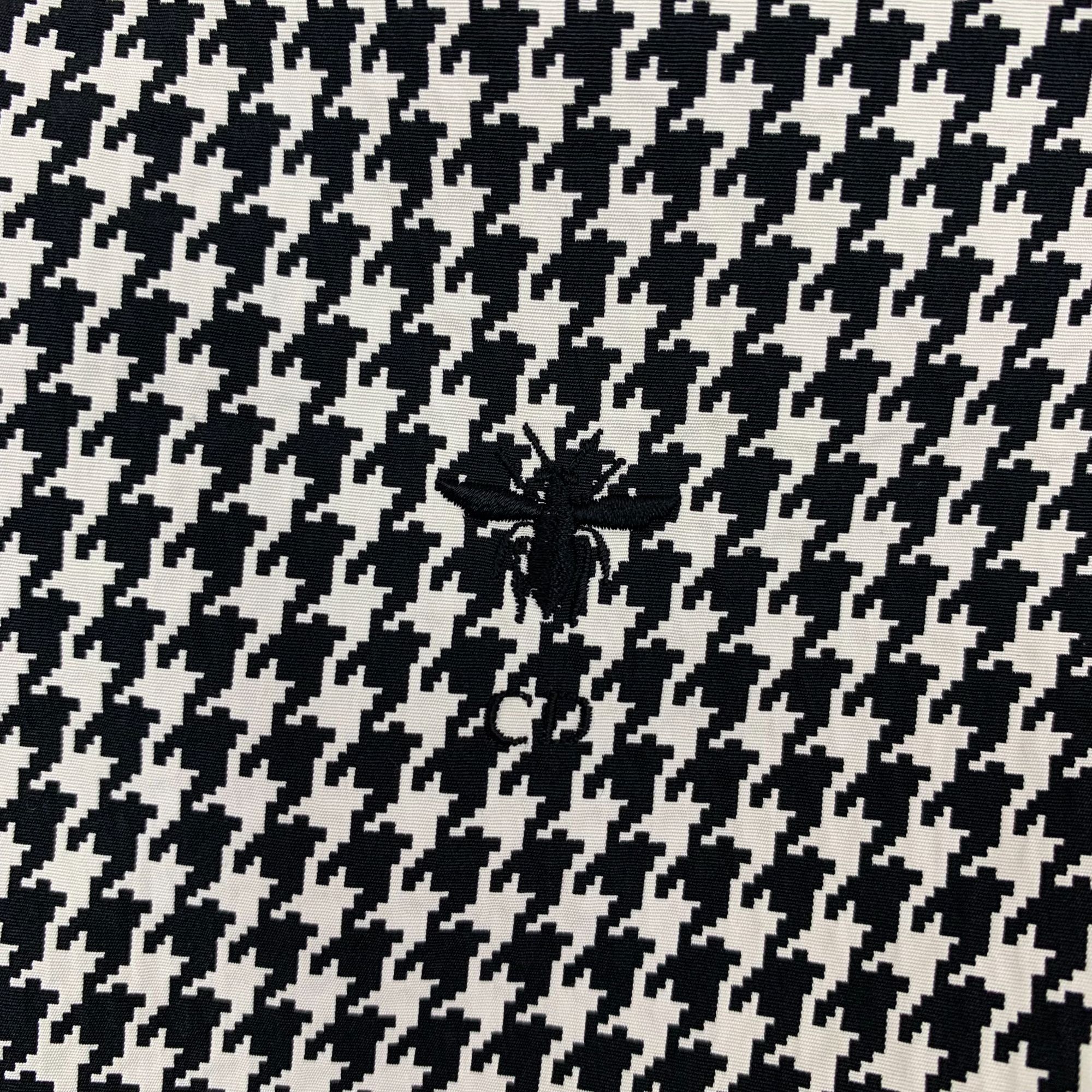Dior Christian Dior Houndstooth Hooded Jacket XS Long Sleeve Bee Size XS / US 0-2 / IT 36-38 - 5 Thumbnail