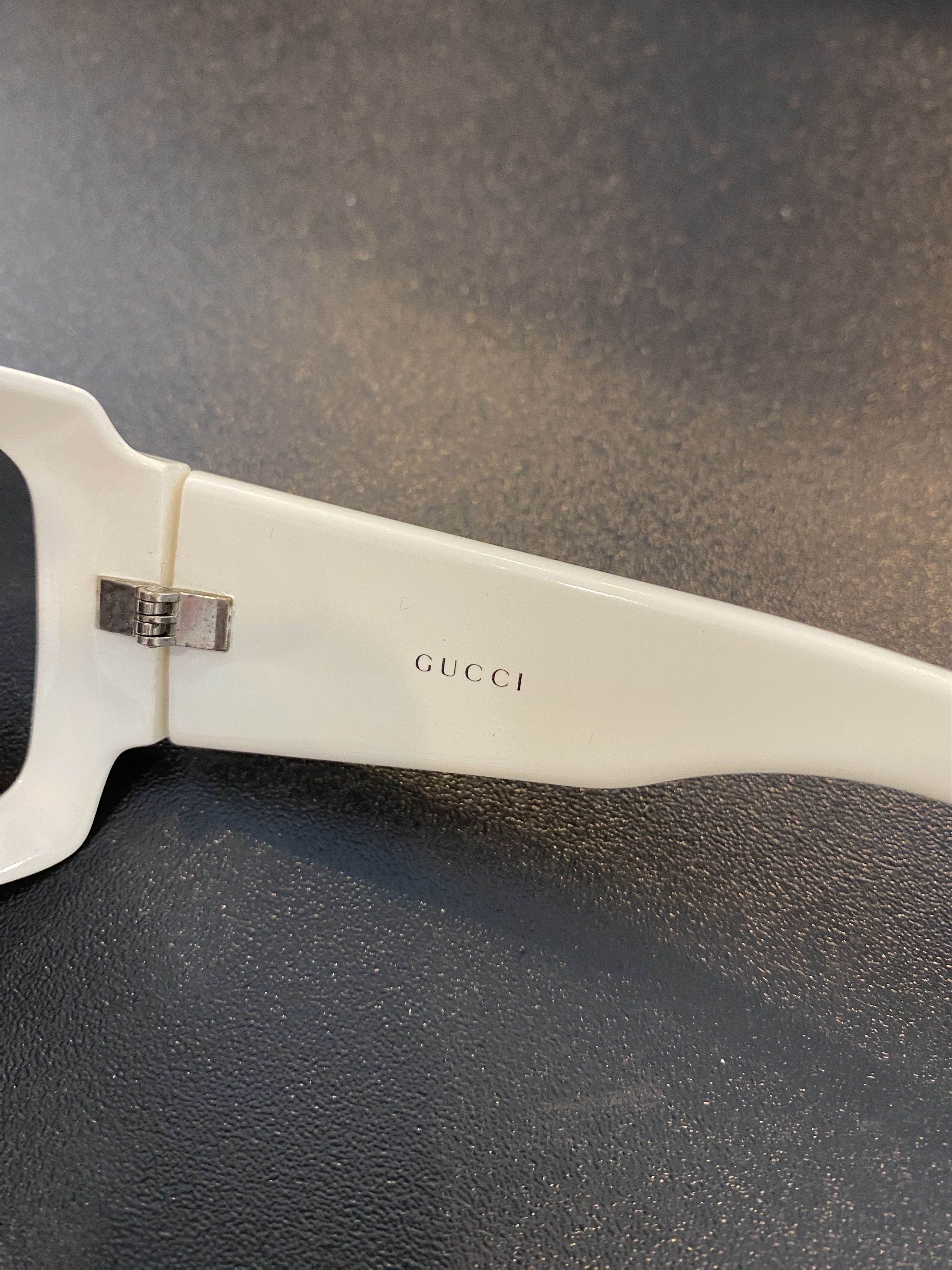 Gucci Gucci GG 1559/S Monogram Sun Glasses White Size ONE SIZE - 7 Thumbnail