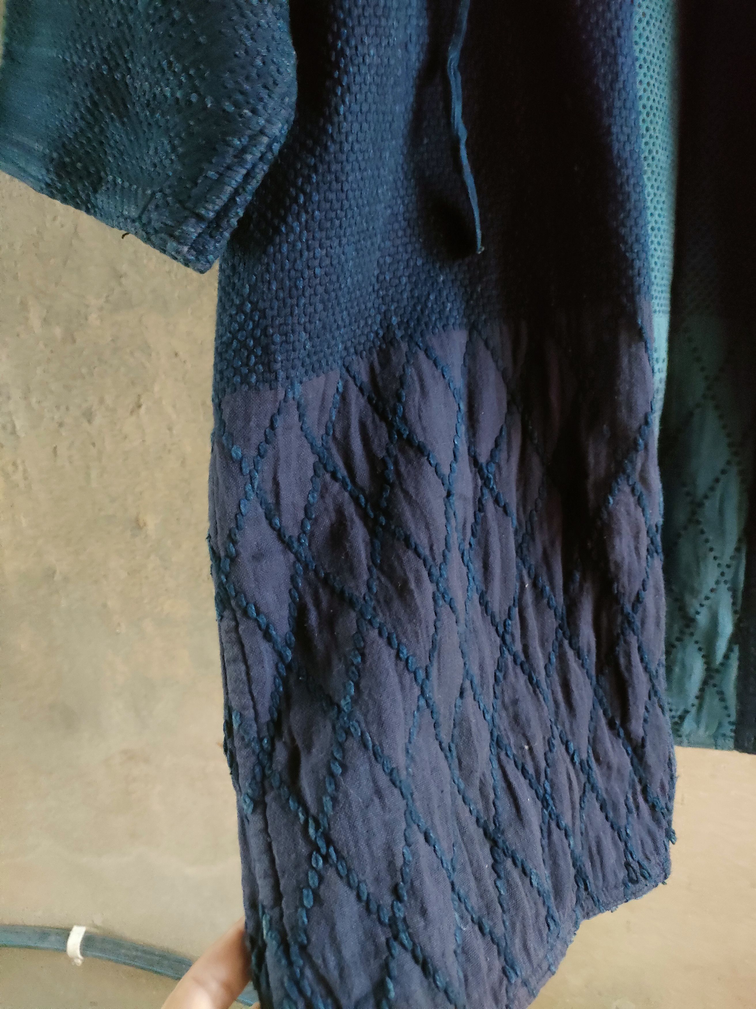Indigo Indigo Blue Dye Shashiko Narogi Kimono Visvim Size US M / EU 48-50 / 2 - 10 Thumbnail