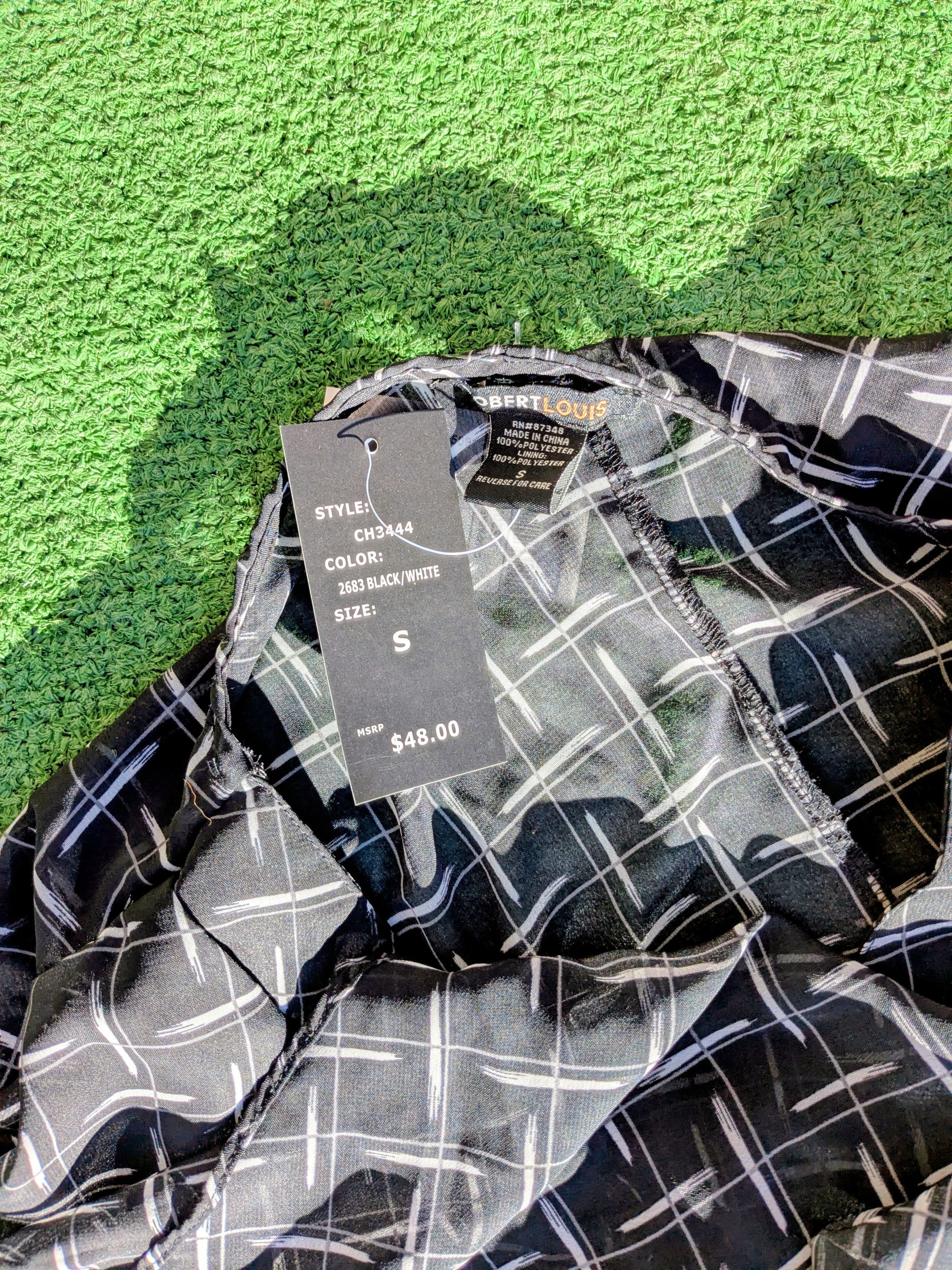 Other Robert Louis Abstract Print Breezy Poncho Pullover Blouse Size S / US 4 / IT 40 - 6 Thumbnail