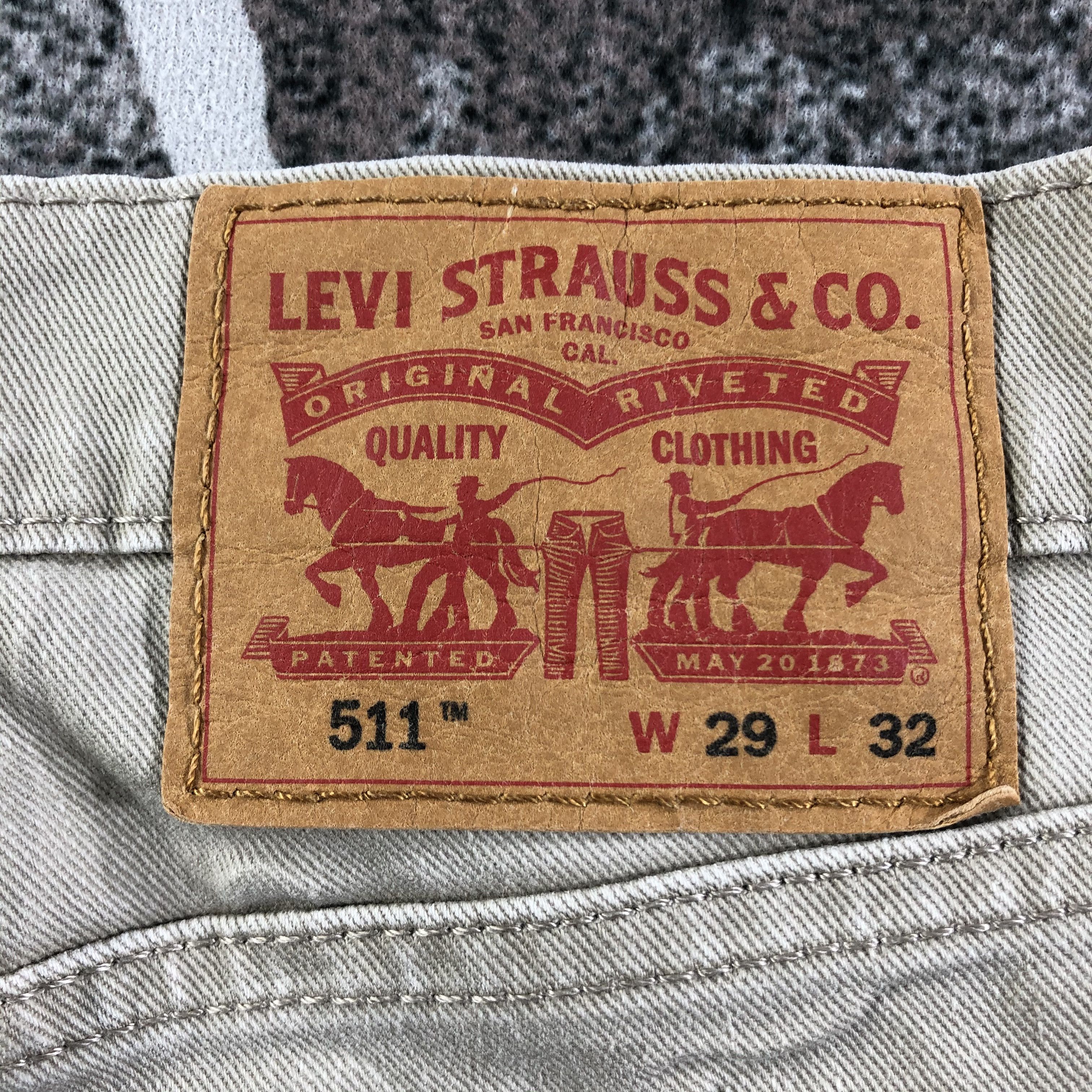 Levi's Levis 511 Jeans Slim Fit Denim KJ1634 Size US 29 - 5 Thumbnail