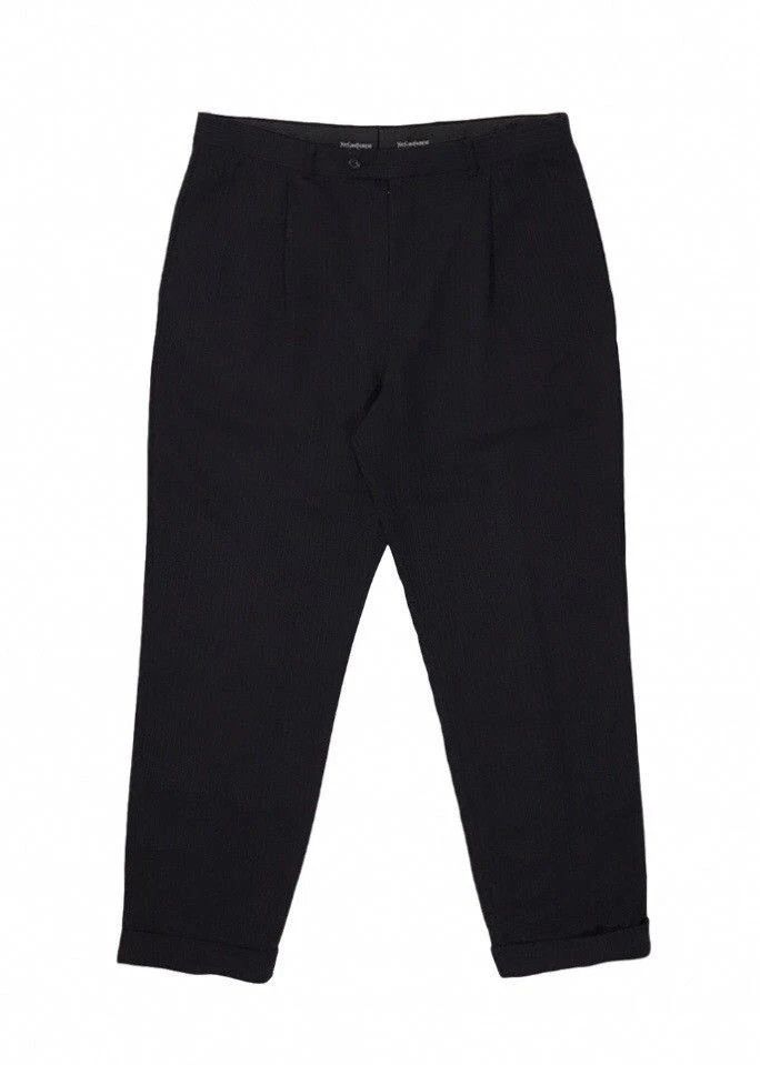 Yves Saint Laurent Yves Saint Laurent YSL Striped Wool Trousers R54 Size 54R - 1 Thumbnail