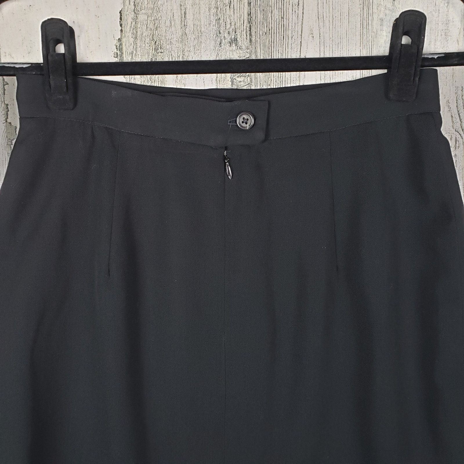 Other Ann Freedberg Black Elisa Lined Straight, Pencil Skirt 8 Size 30" / US 8 / IT 44 - 5 Thumbnail