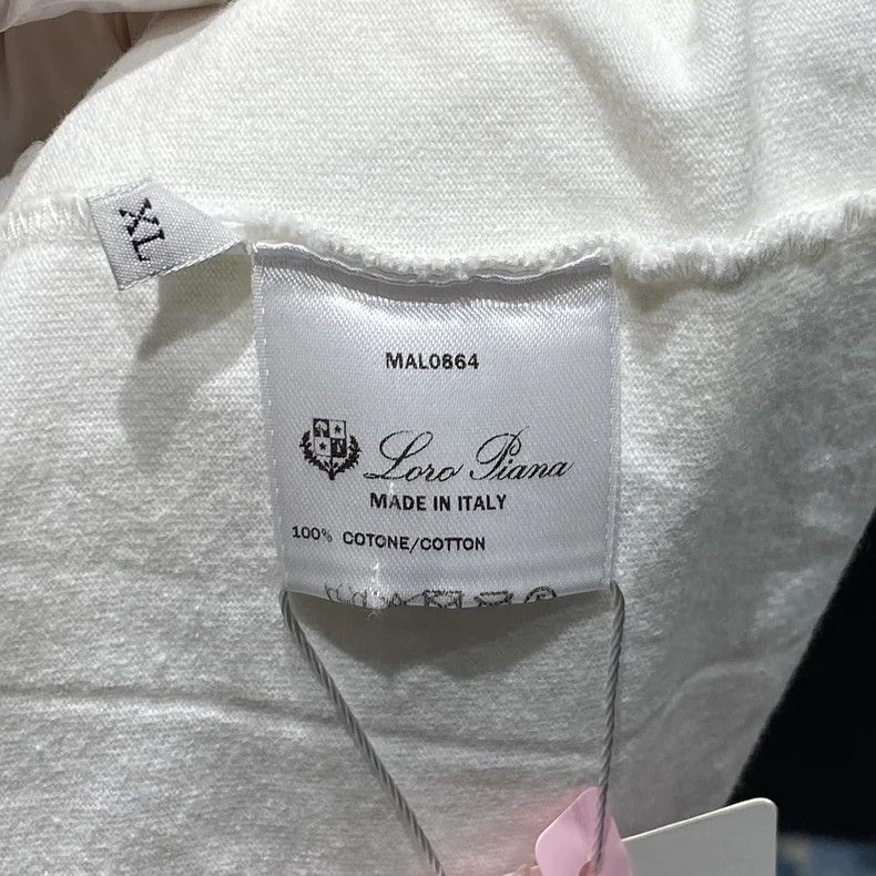 Loro Piana LORO PIANA White short sleeve with a slogan by Hiroto Fuji Size XL / US 12-14 / IT 48-50 - 4 Thumbnail
