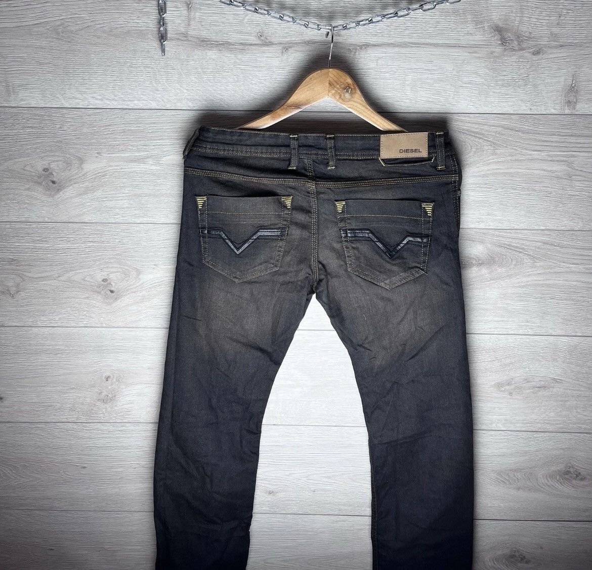 Diesel Vintage men's jeans Diesel size 30 y2k Size US 30 / EU 46 - 13 Thumbnail