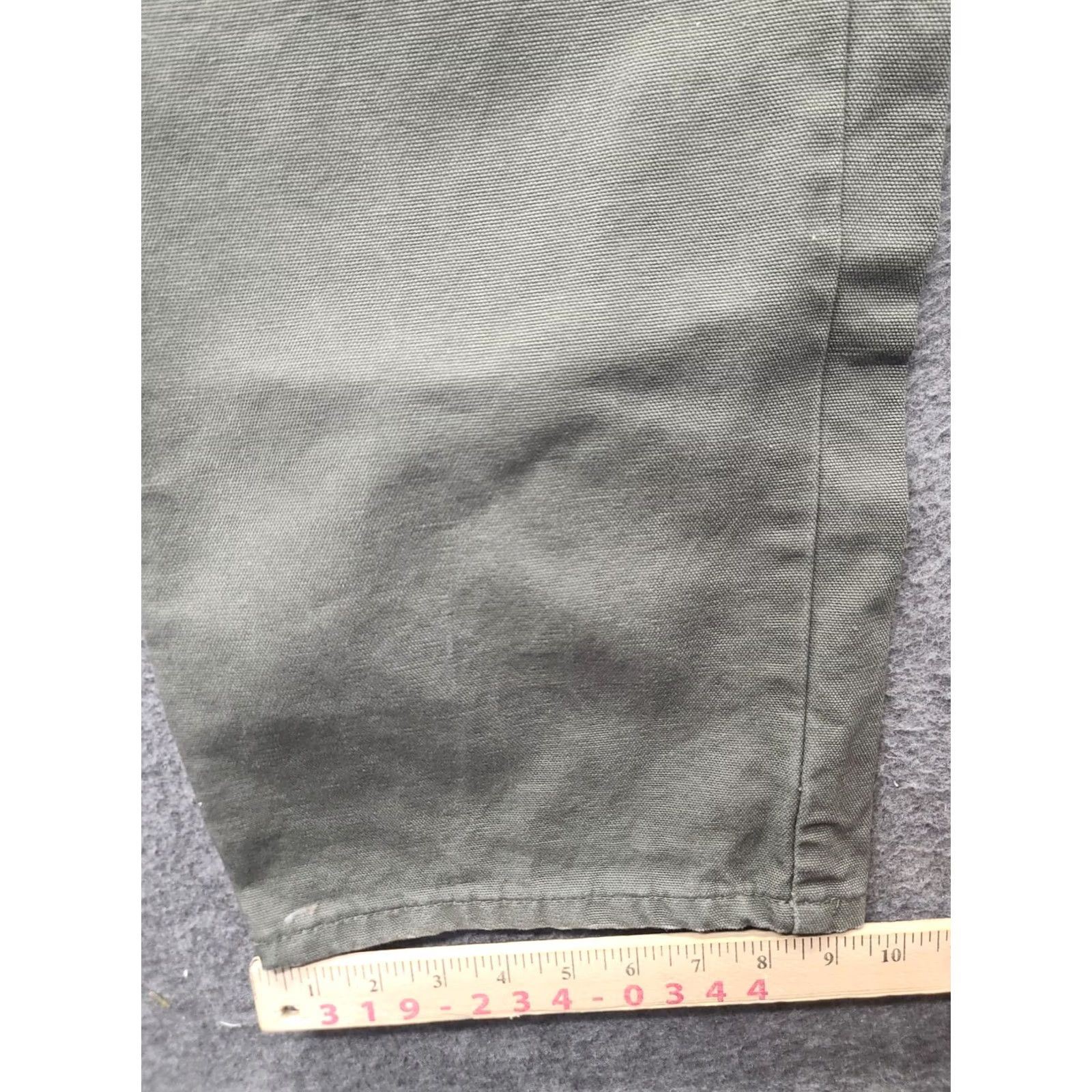 Dickies Dickies Carpenter Jeans Mens 38x30 Relaxed Straight Leg Workwear Rugged Green Cotton Denim 90s Mens Size US 38 / EU 54 - 7 Thumbnail