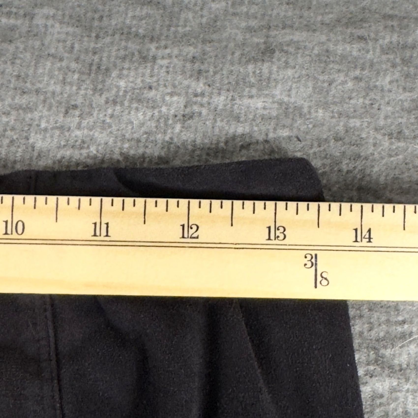 Vintage Lysse Pants Womens Medium Black Faux Suede Leggings High Rise Stretch Pull On Size 32" / US 10 / IT 46 - 5 Thumbnail