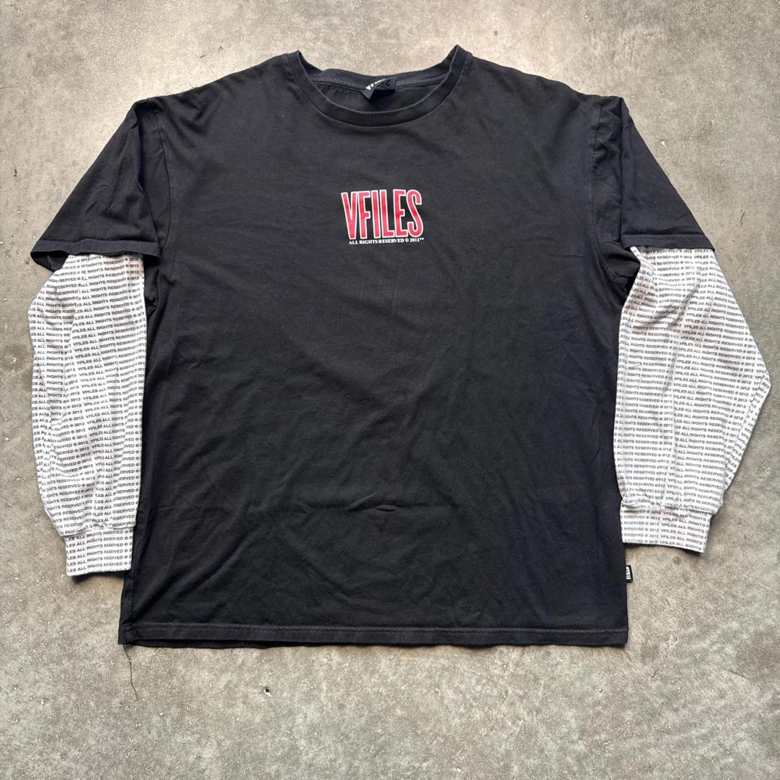 Vfiles Vfiles Skating Oversized With Under Long Sleeve T-Shirt Size US L / EU 52-54 / 3 - 1 Thumbnail