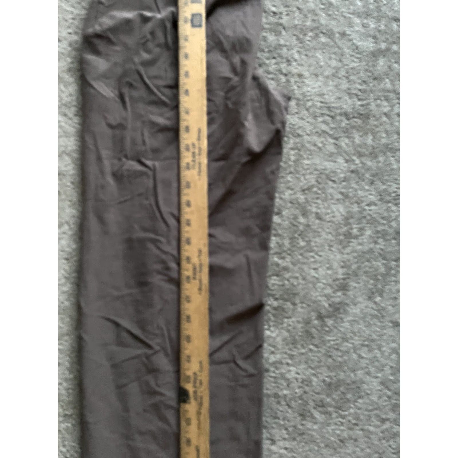 Eileen Fisher Eileen Fisher Pants Womens Size M Brown Viscose Blend Knit Office Dress Pants Straight Front Pull On Elastic Waist Comfort Easy Care Women Size 32" / US 10 / IT 46 - 7 Thumbnail