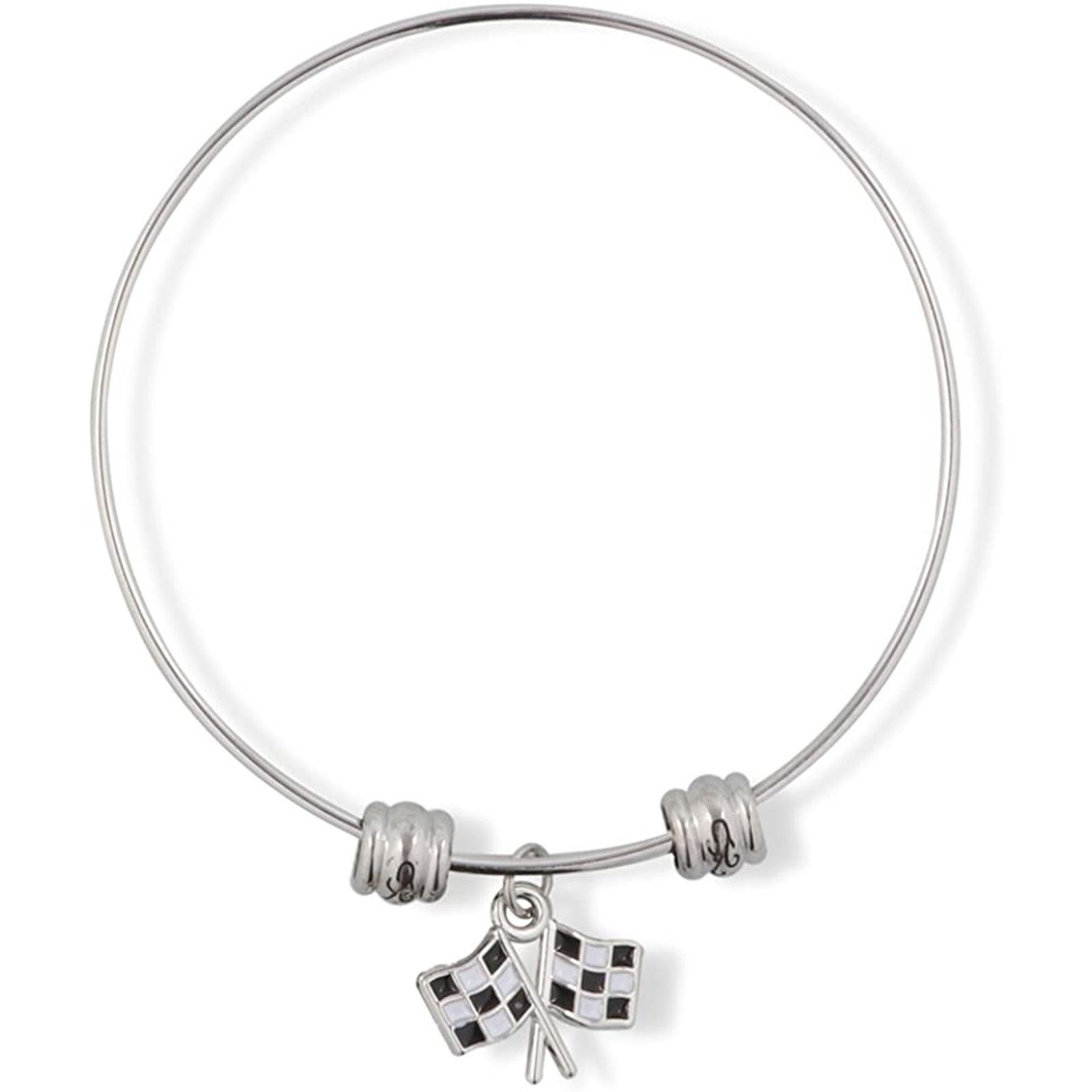 & Other Stories Checkered Flags Racing Finish Line Bangle Bracelet Size ONE SIZE - 1 Thumbnail