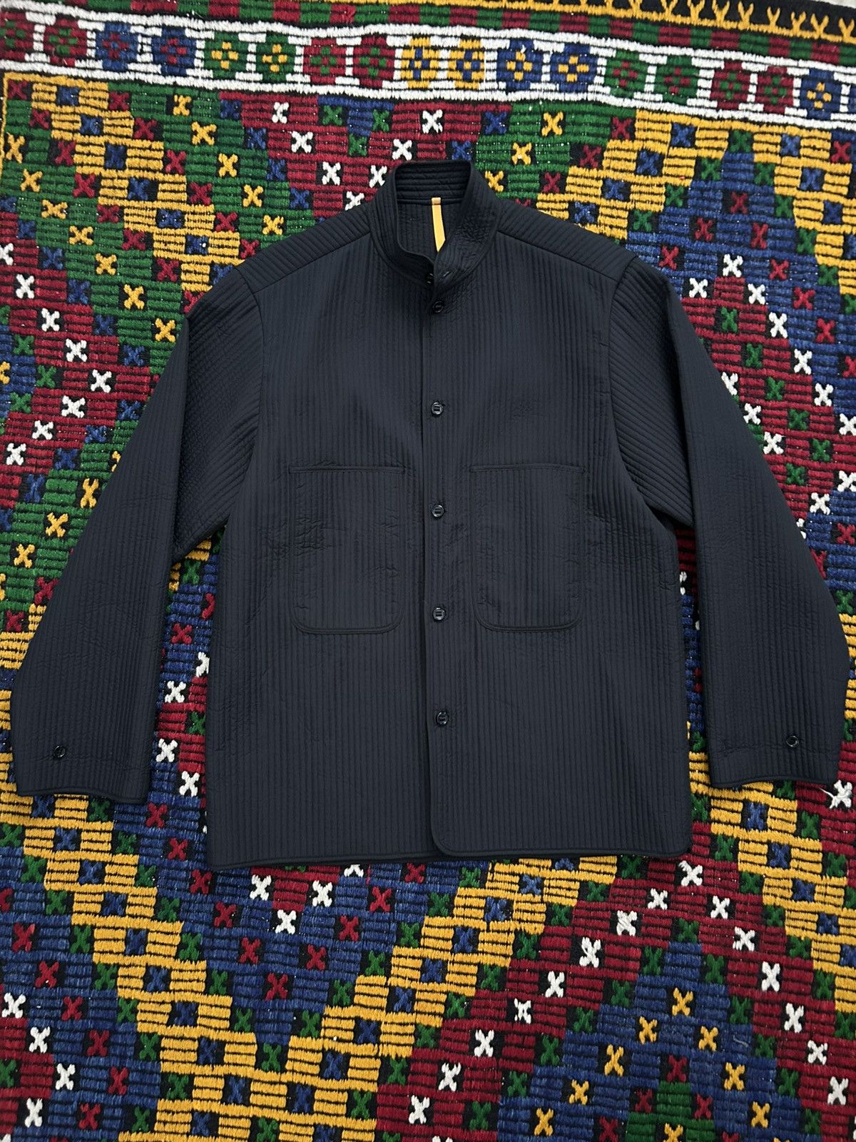 MAN-TLE R17 Outer-4 Black Nubi overshirt Size US S / EU 44-46 / 1 - 2 Thumbnail