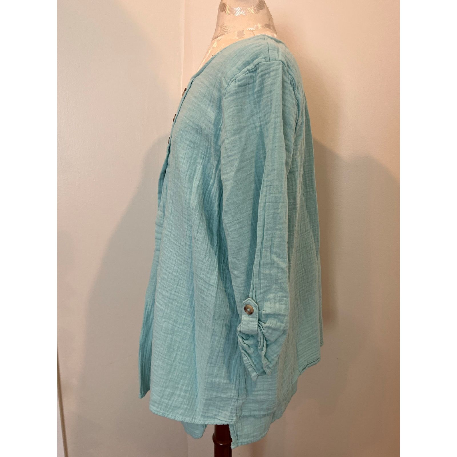 Coldwater Creek Coldwater Creek 3/4 Sleeve Layered Blouse Large Size L / US 10 / IT 46 - 4 Thumbnail