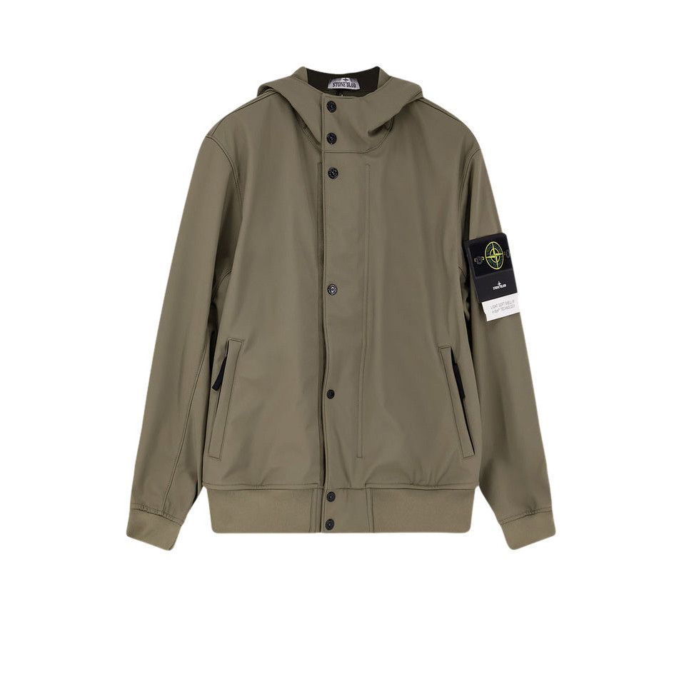 Stone Island STONE ISLAND Light Soft Shell Green Jacket New & Authentic ( Size US L / EU 52-54 / 3 - 1 Thumbnail