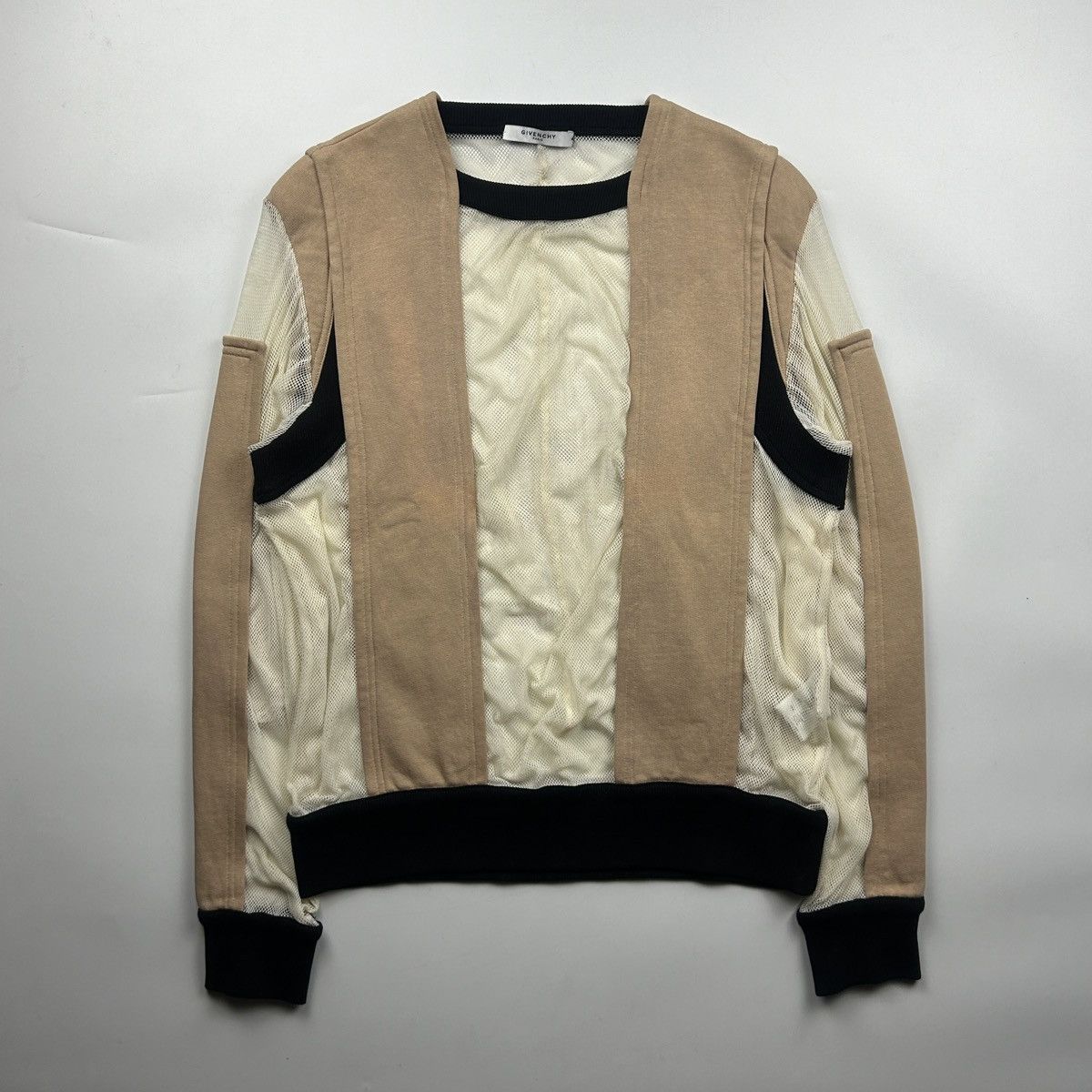 Givenchy Givenchy Panelled Mesh Sweater Size US S / EU 44-46 / 1 - 1 Thumbnail