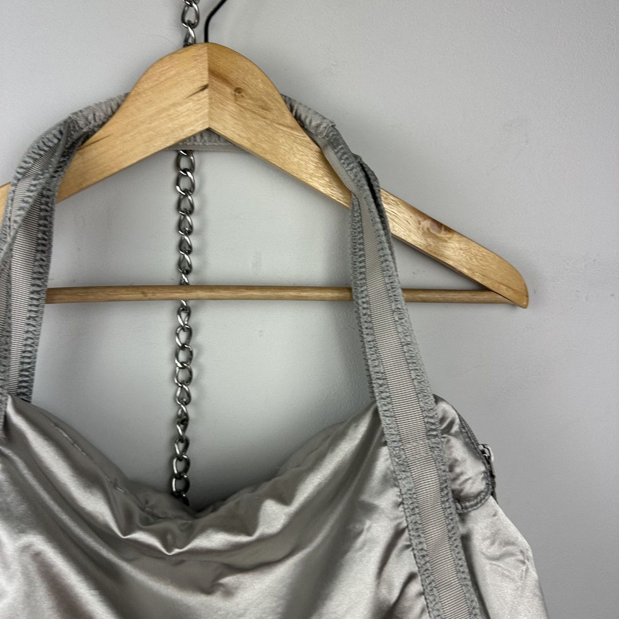 Nike Vintage Nike Silver Nylon Bag Size ONE SIZE - 20 Thumbnail