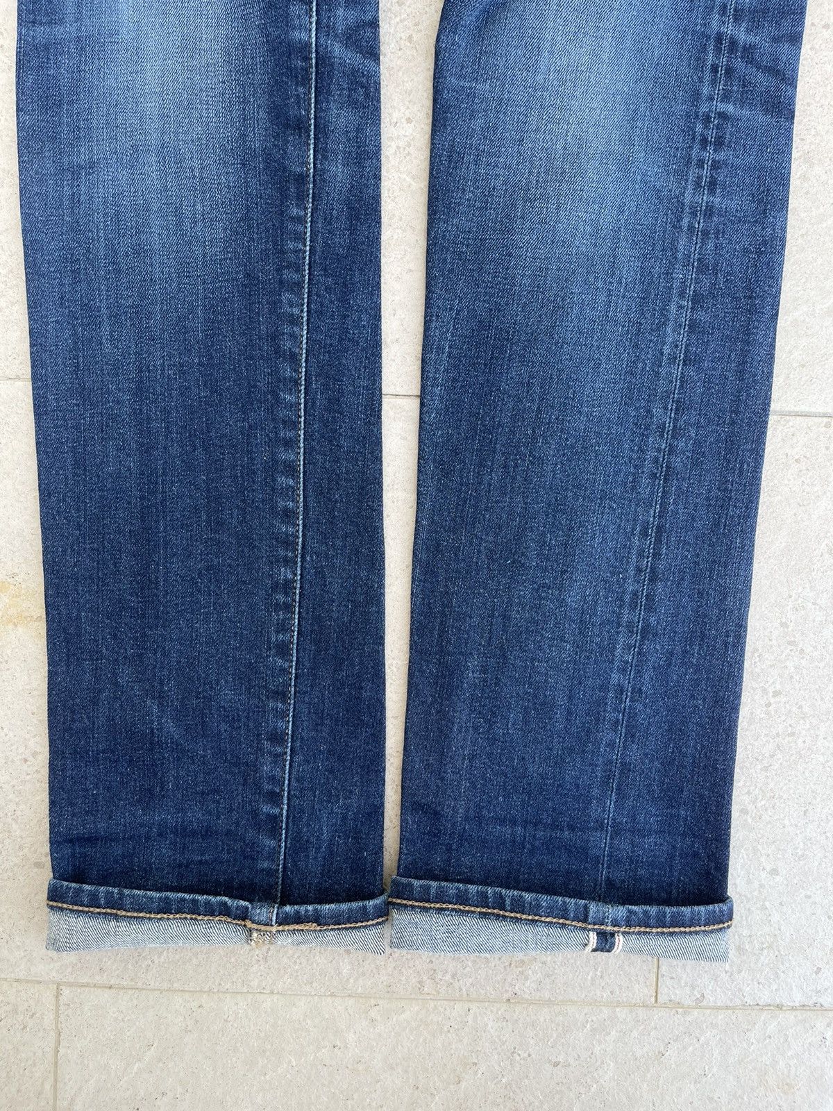 Japanese Brand × Jean × Uniqlo 🔥 Uniqlo Selvedge Distressed Denim Vintage W32🔥 Size US 32 / EU 48 - 3 Thumbnail