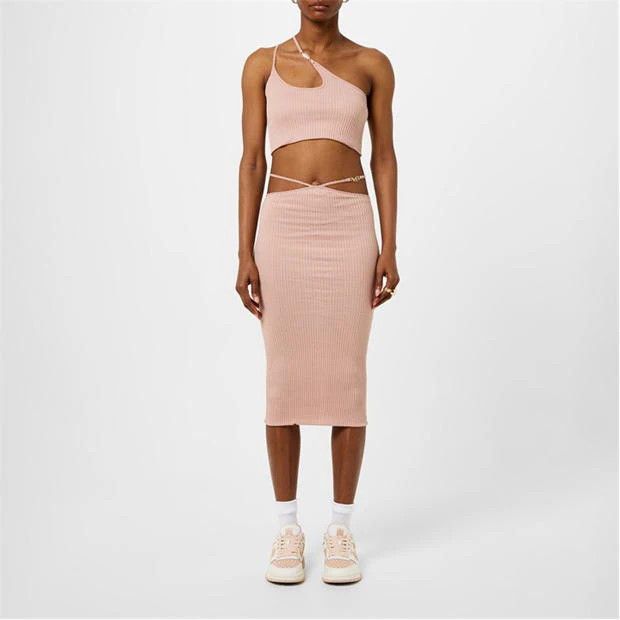 o1g2r1mq0824 Midi Skirts in Pink