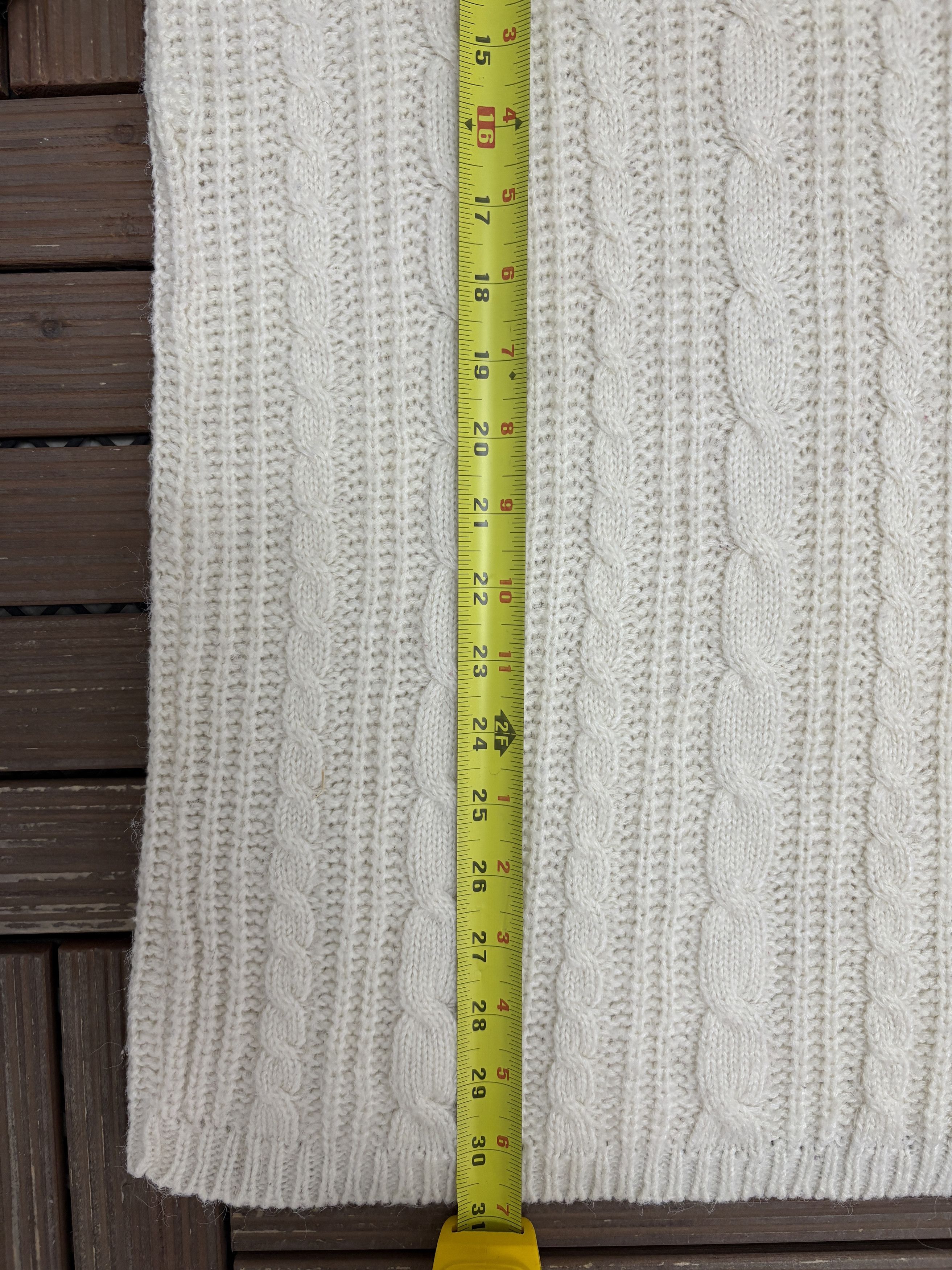 Vintage Maggie McNaughton Cable Knit Vintage White Sweater Size US XXL / EU 58 / 5 - 8 Thumbnail